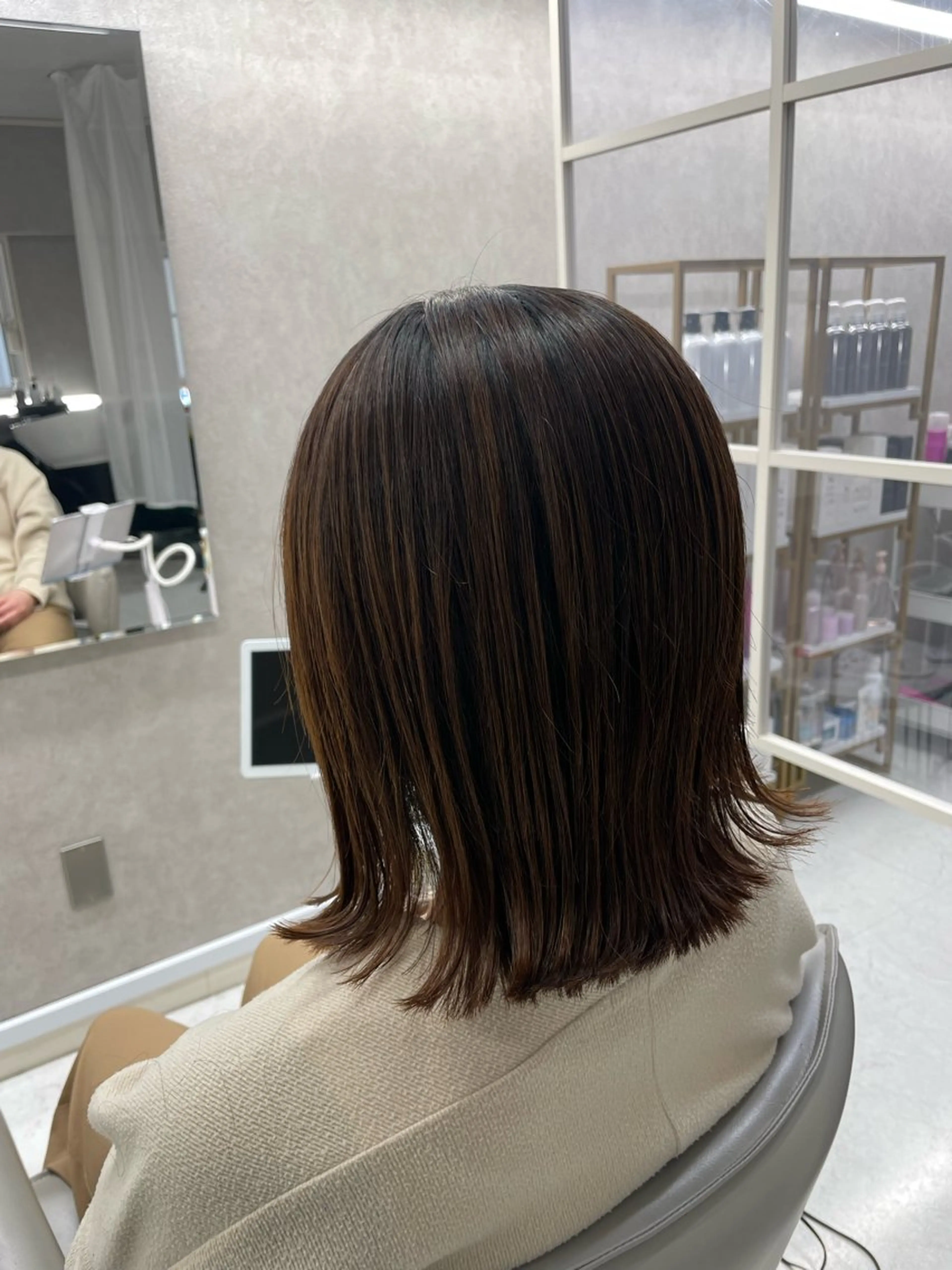 ミディアム door/南越谷 miiyuのヘアスタイル