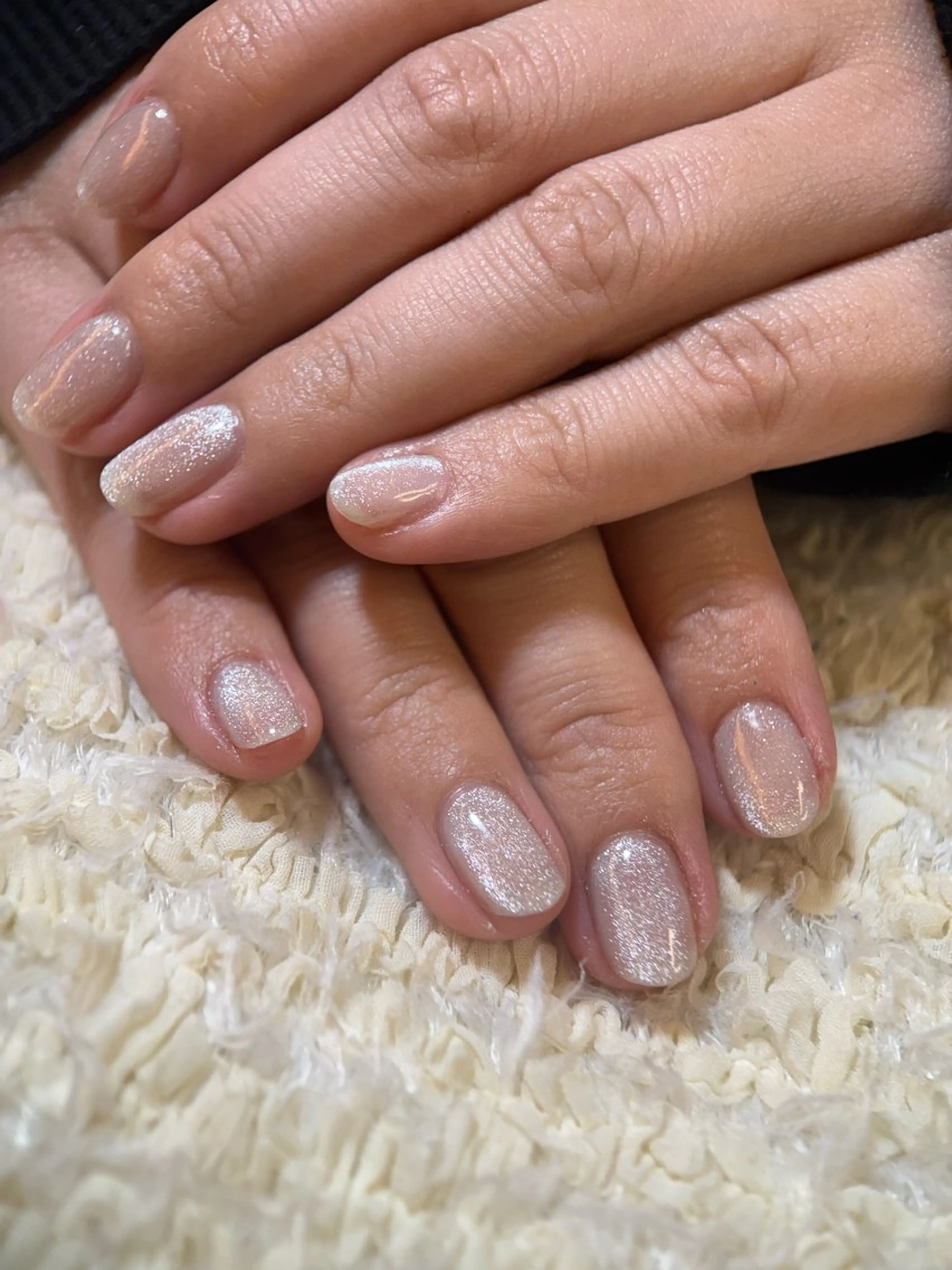 ネイル キラキラネイル ラメ(グリッター) マグネットネイル シンプルネイル moeko nailのネイルデザイン