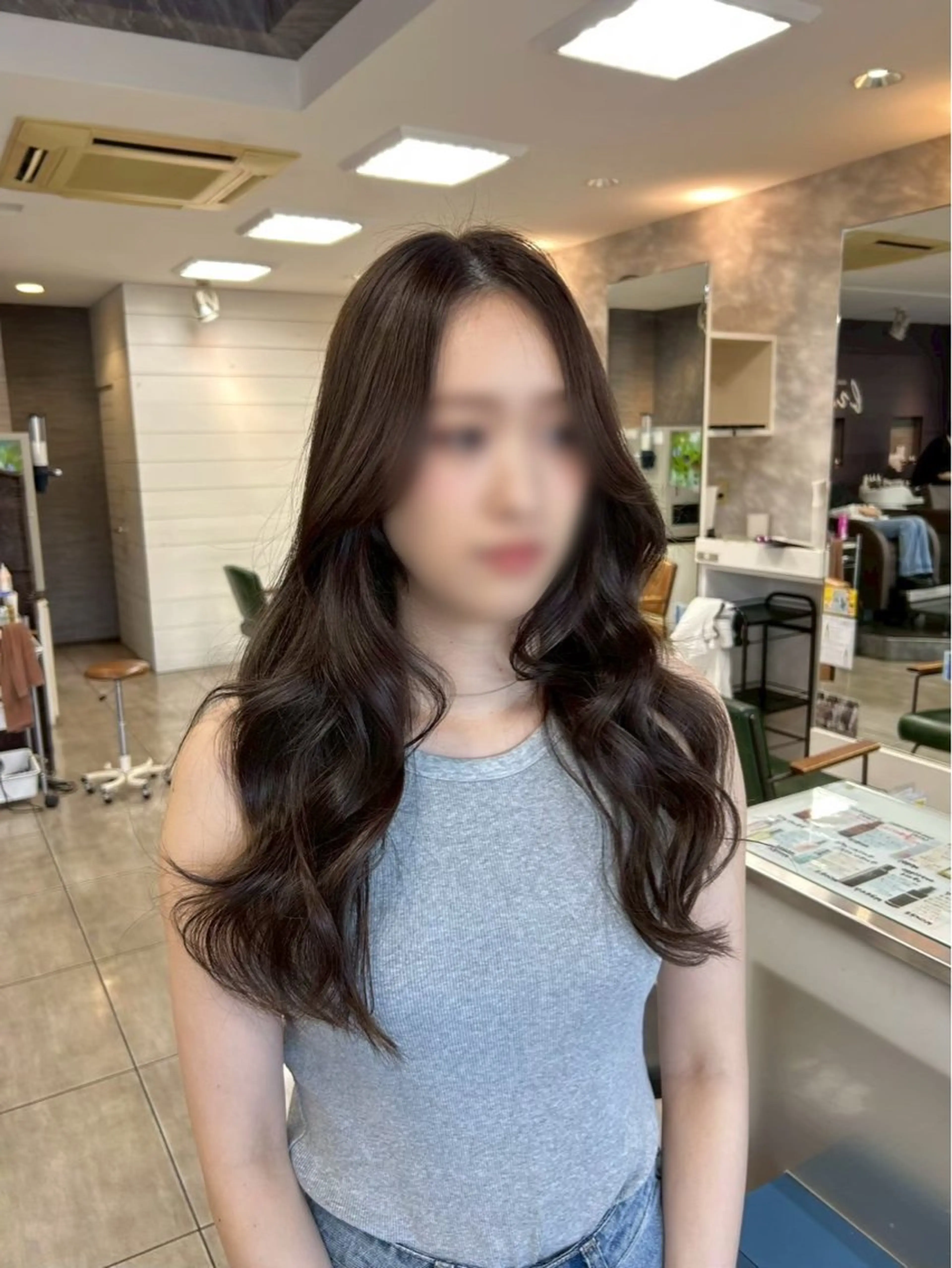 カラー ハイトーンカラー✨ 慶田玲和のヘアスタイル