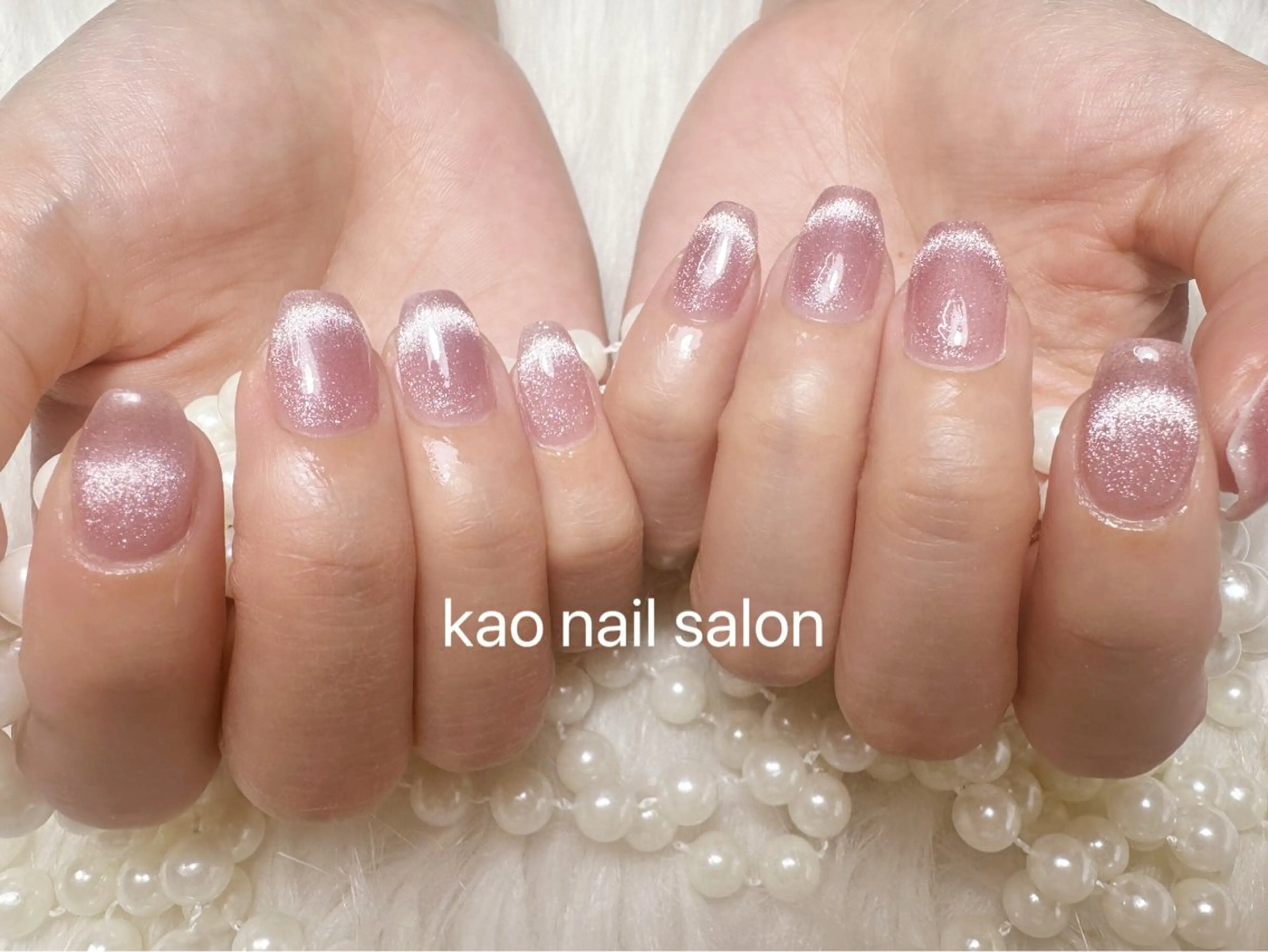 ネイル ハンドネイル kao nail マグネット/長さだしのネイルデザイン