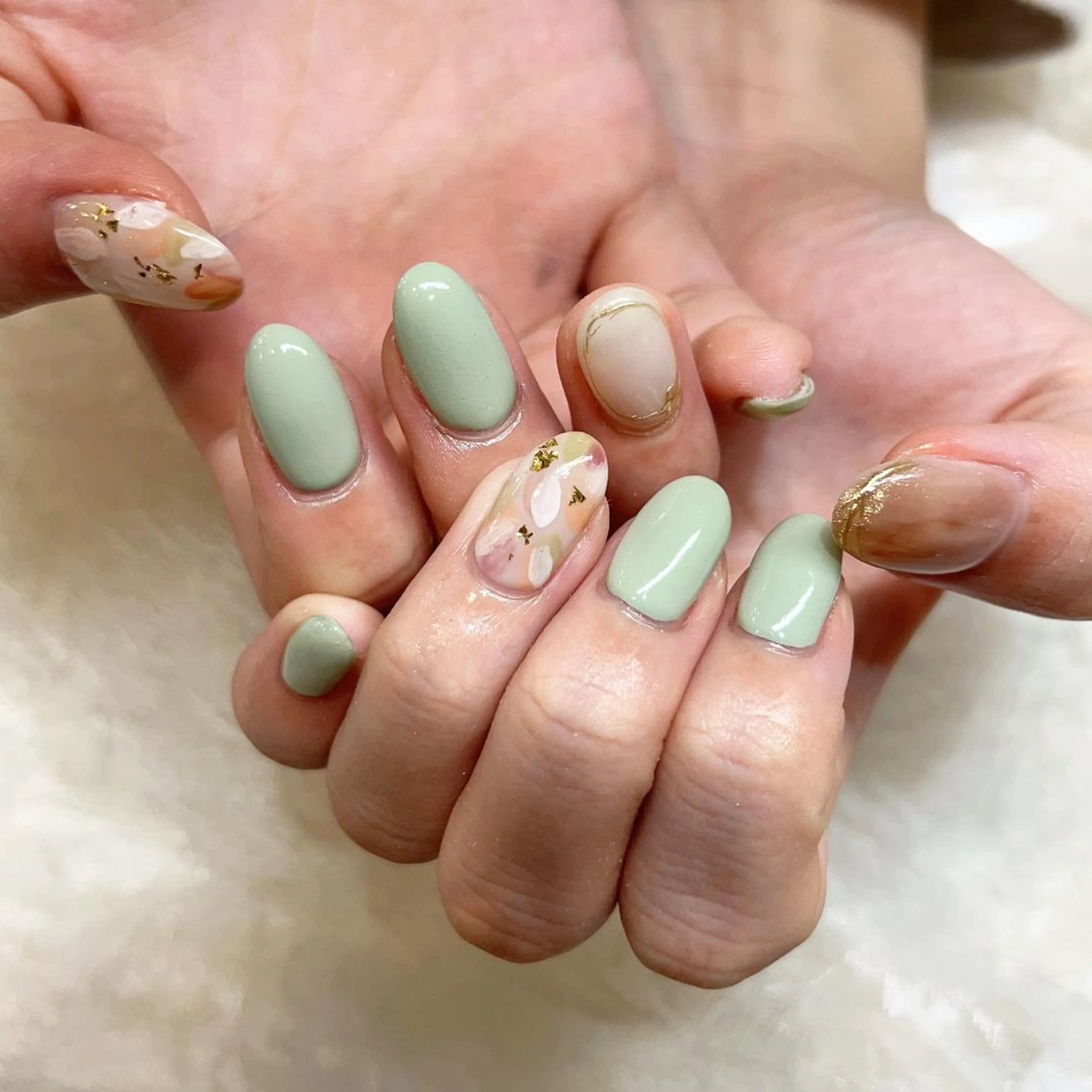 ネイル 春ネイル nailist yuiのネイルデザイン