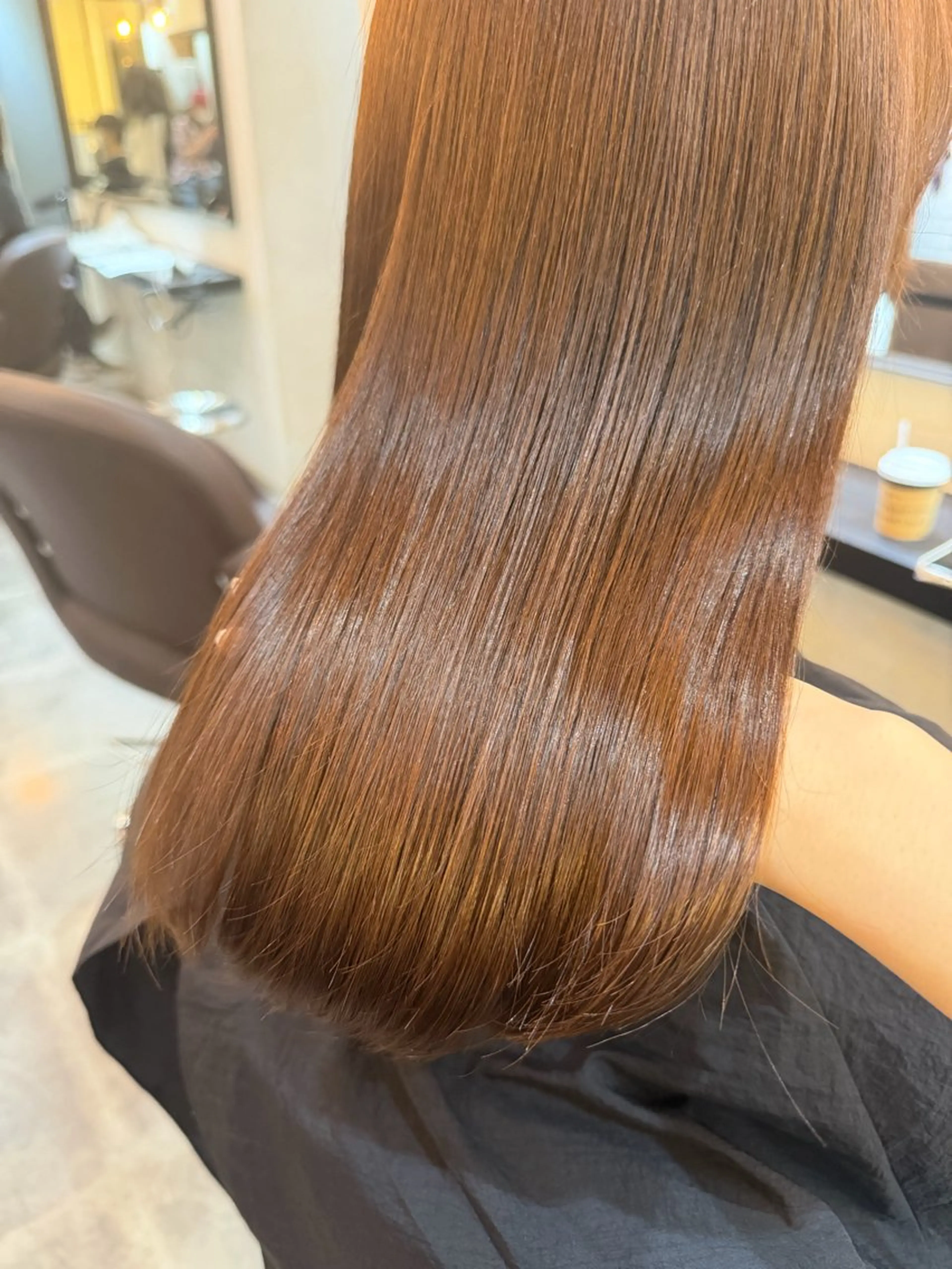 セミロング ヘアカラー トリートメント 🍒ボブカット/ moe🍒のヘアスタイル