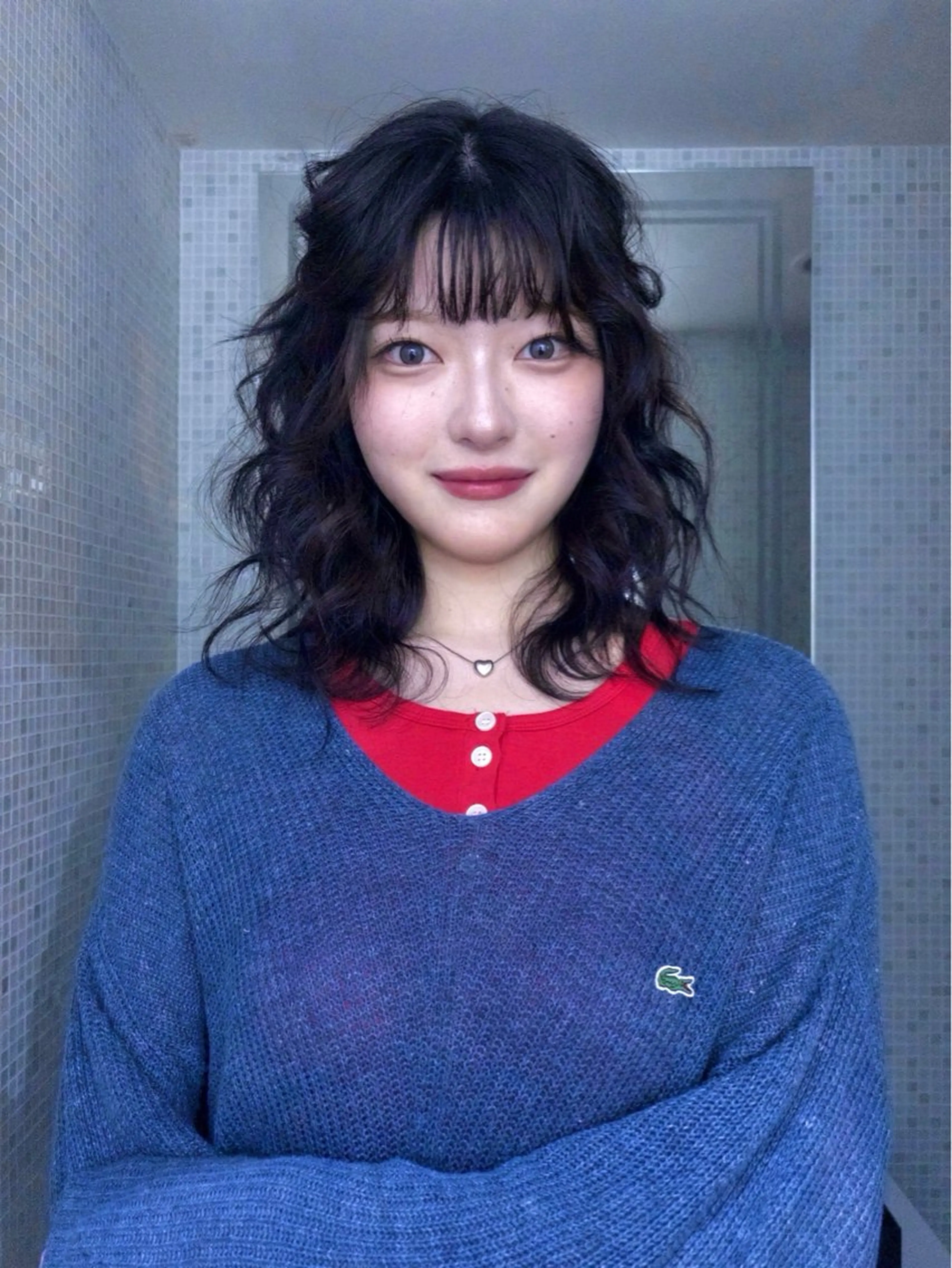 ミディアム カラー ヘアアレンジ ニュアンスカラー🧶 nanacoのヘアスタイル