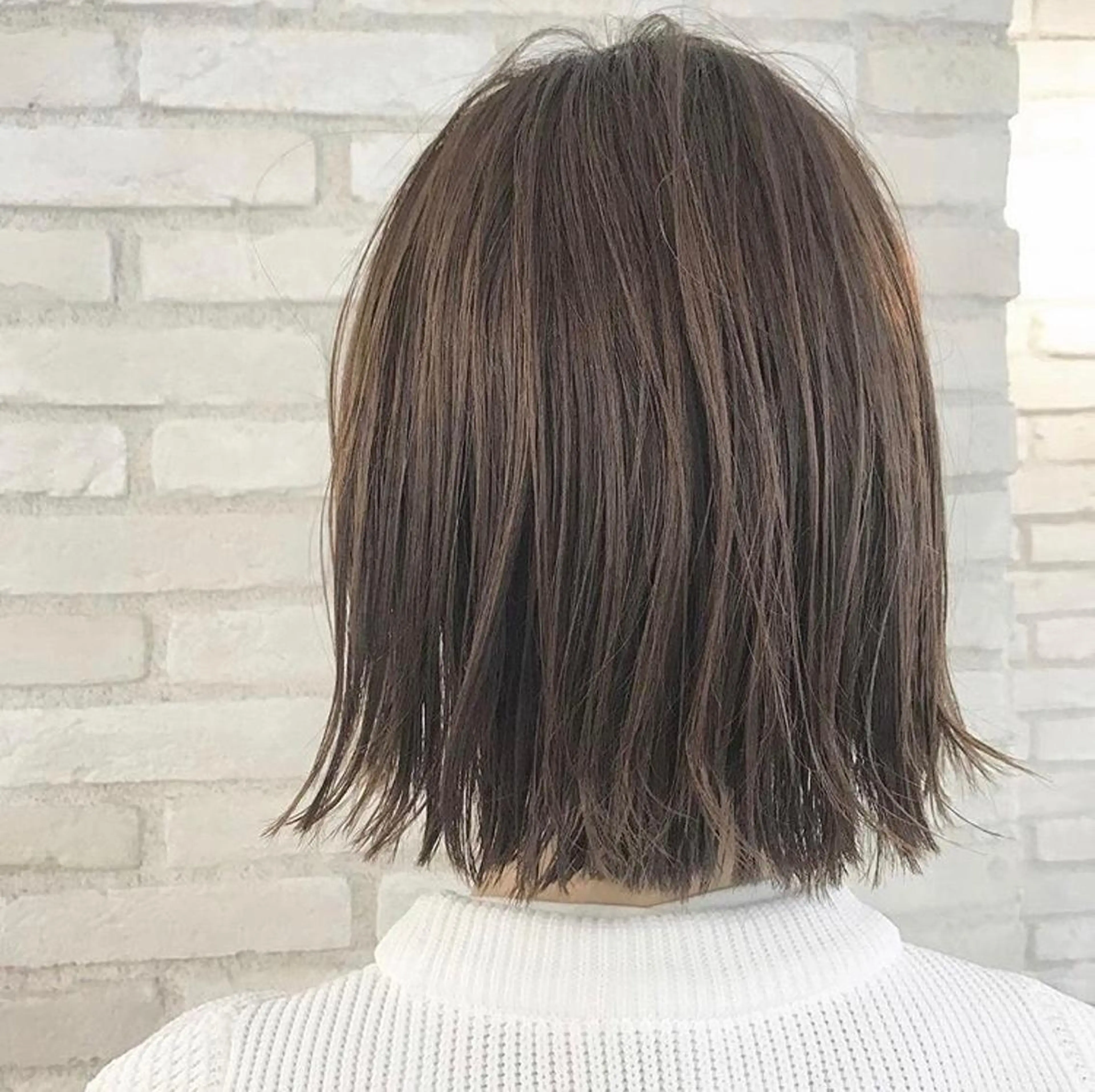 ミディアム 顔周りカット 伊 杏のヘアスタイル