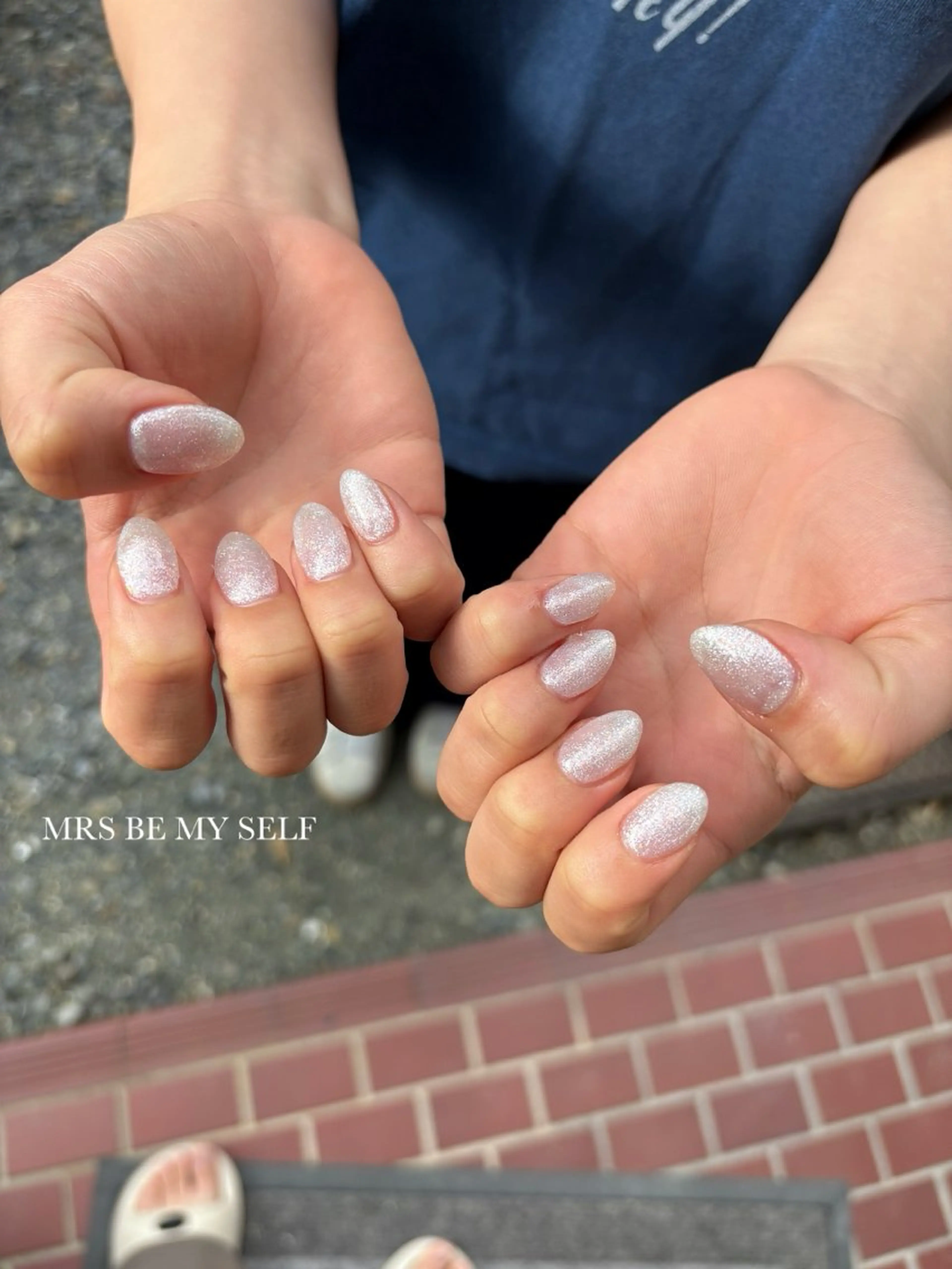 ネイル ラメ(グリッター) ワンカラーネイル シンプルネイル MRS/ miyu🎀のネイルデザイン