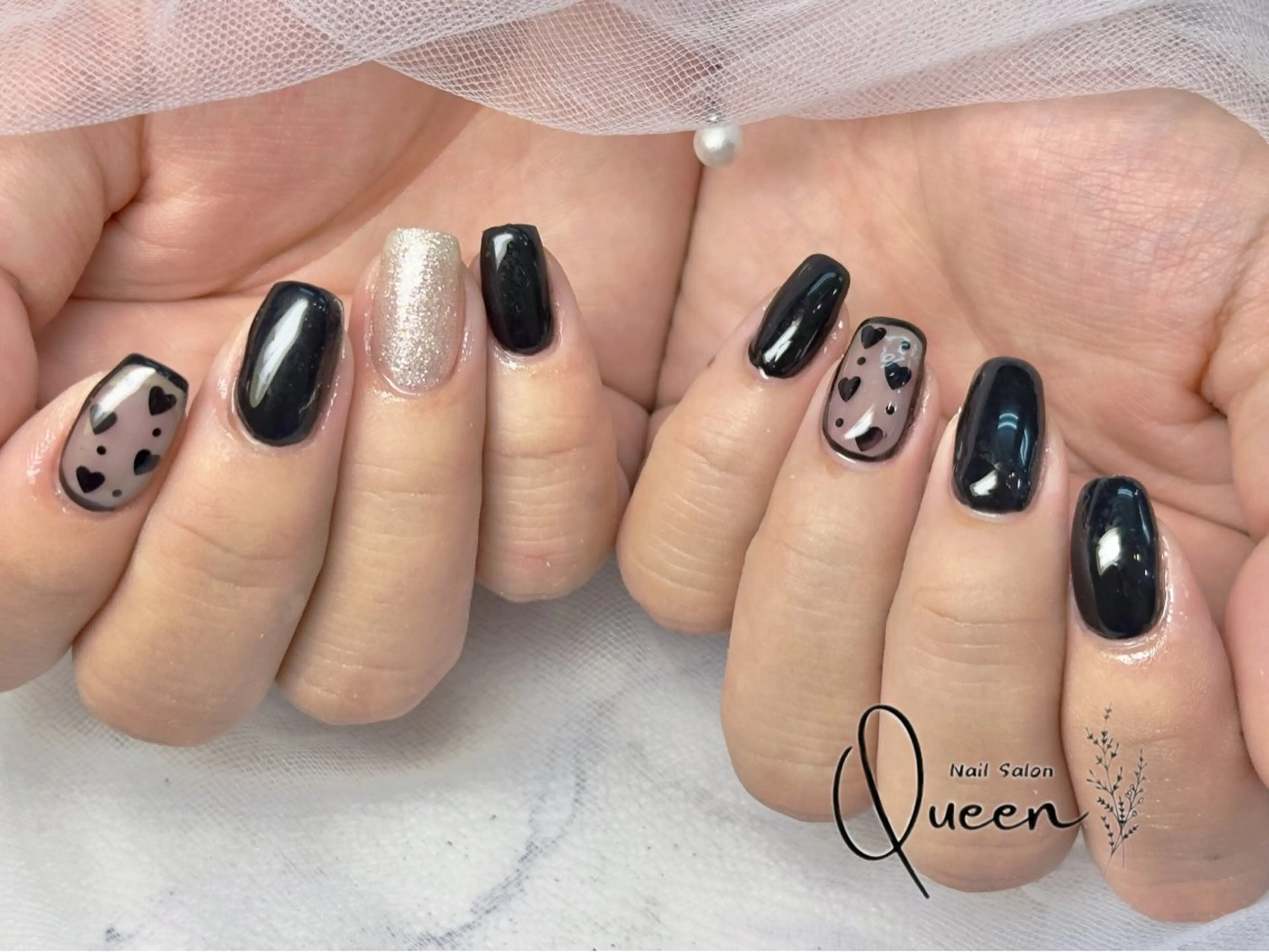 ネイル ハンドネイル Queennail 北堀江AYAのネイルデザイン