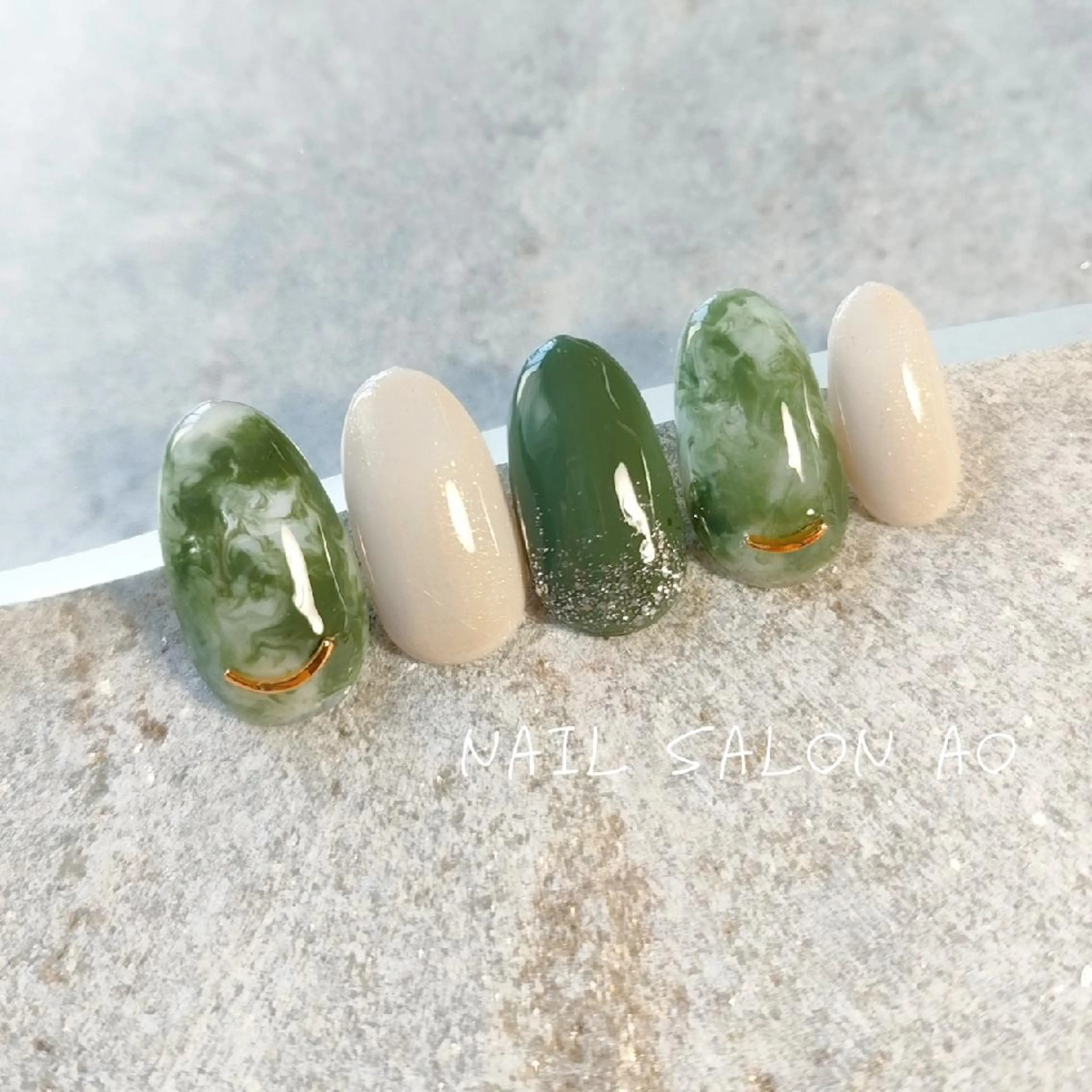 ネイル Nail Salon   AO✳Emiのネイルデザイン