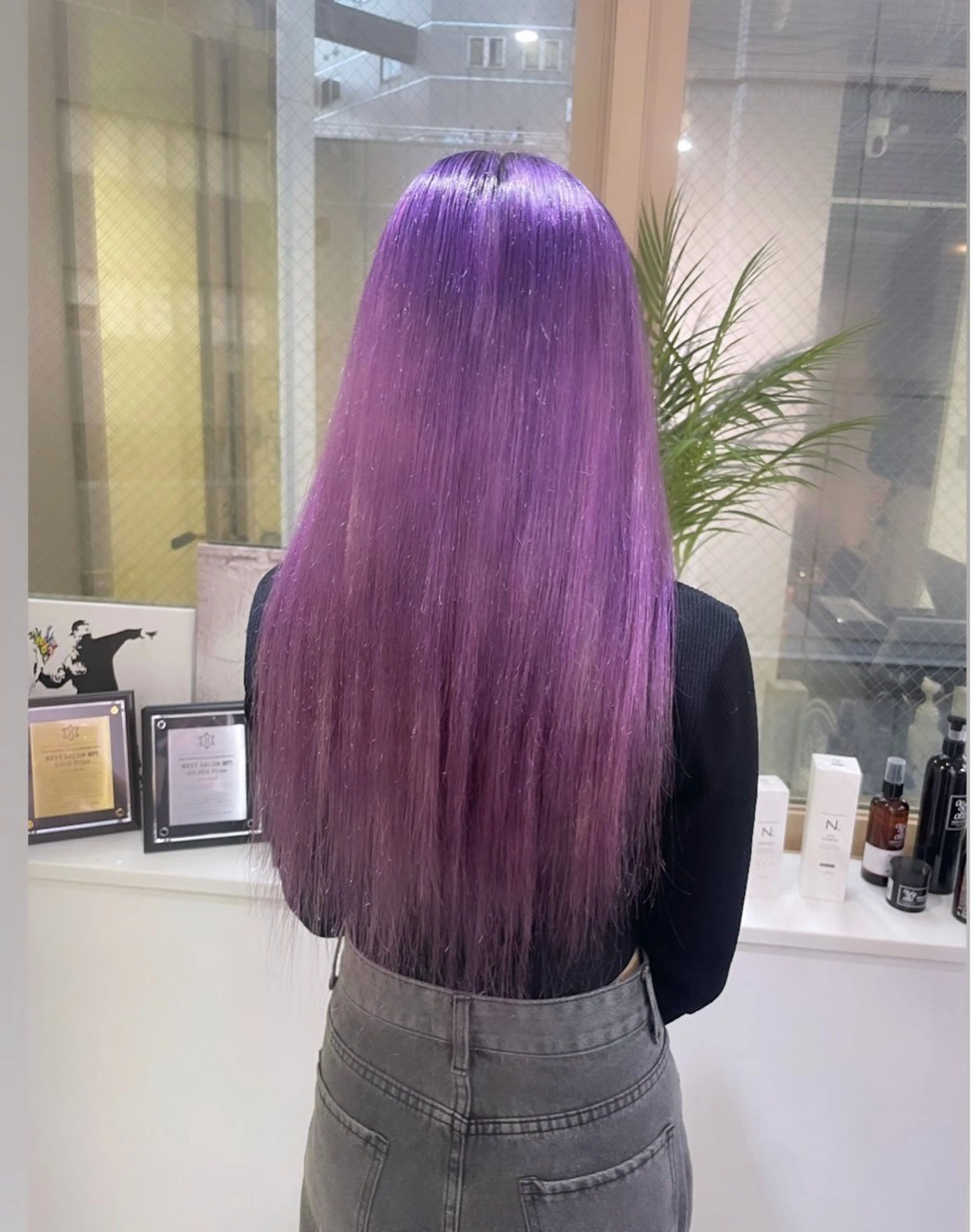 ロング ヘアカラー エクステ 🦋プルエクステ ARISA🦋のヘアスタイル