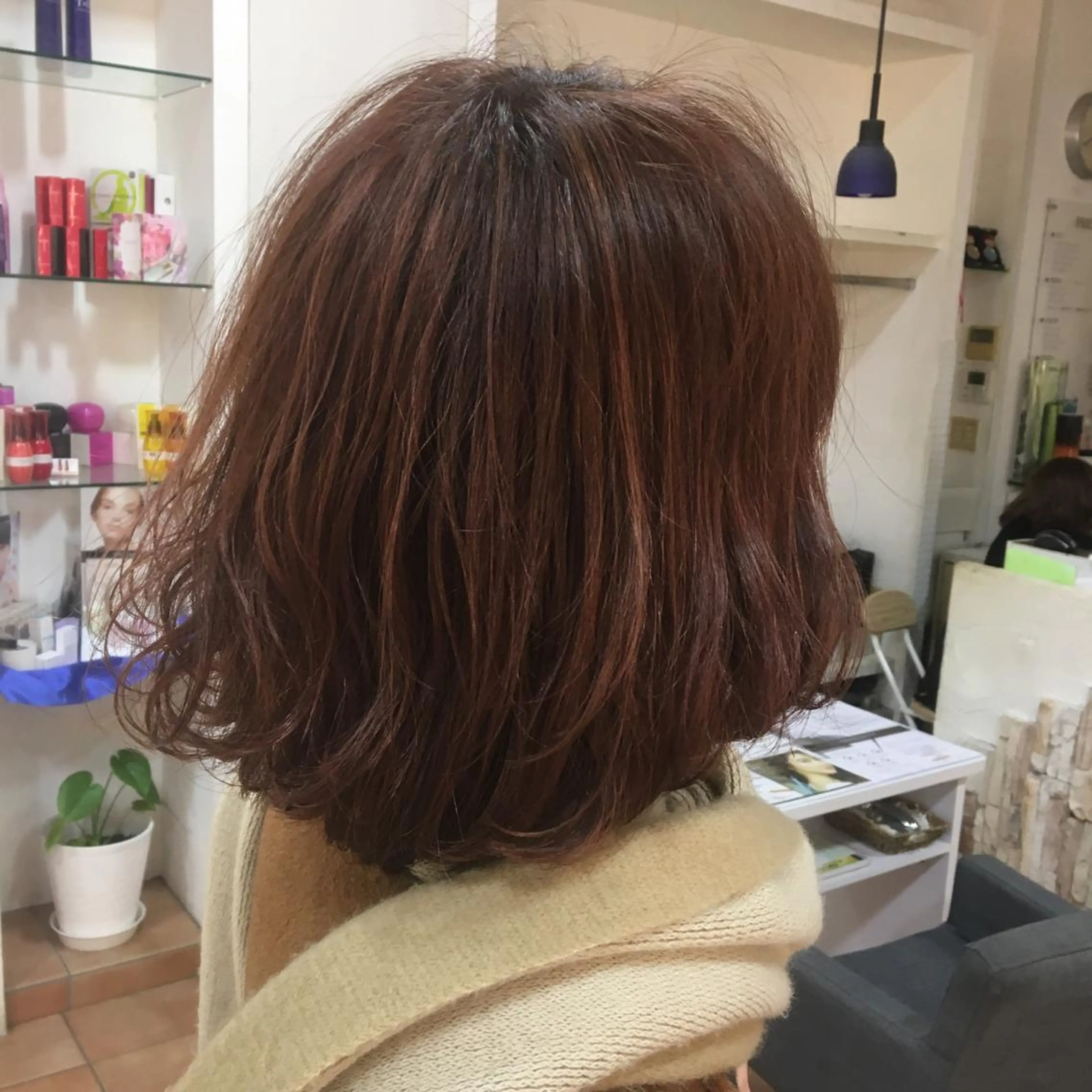 ミディアム 横浜ブリーチムラ直し ハイトーン/ブリーチのヘアスタイル