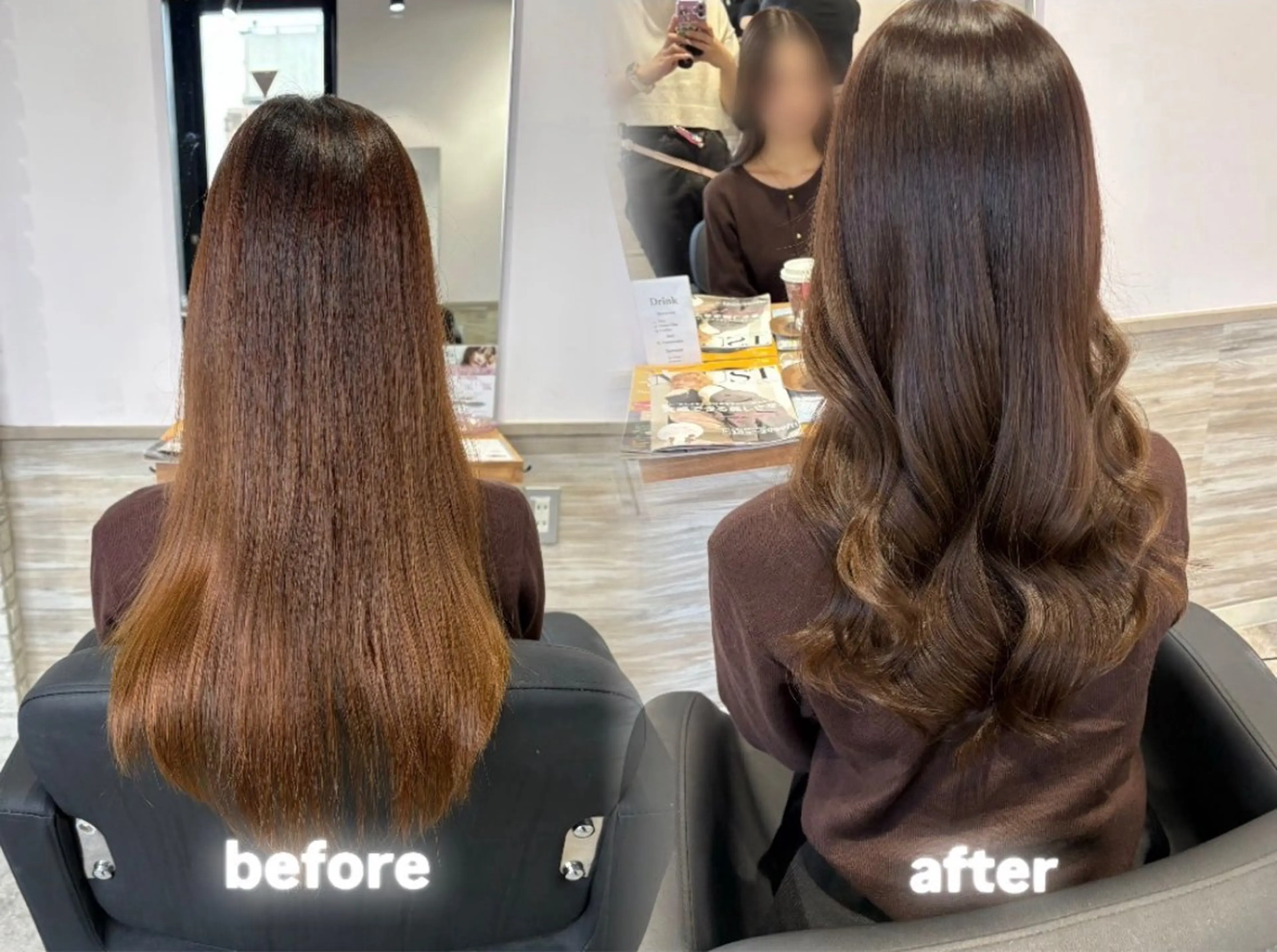 ロング 永田 幸枝のヘアスタイル