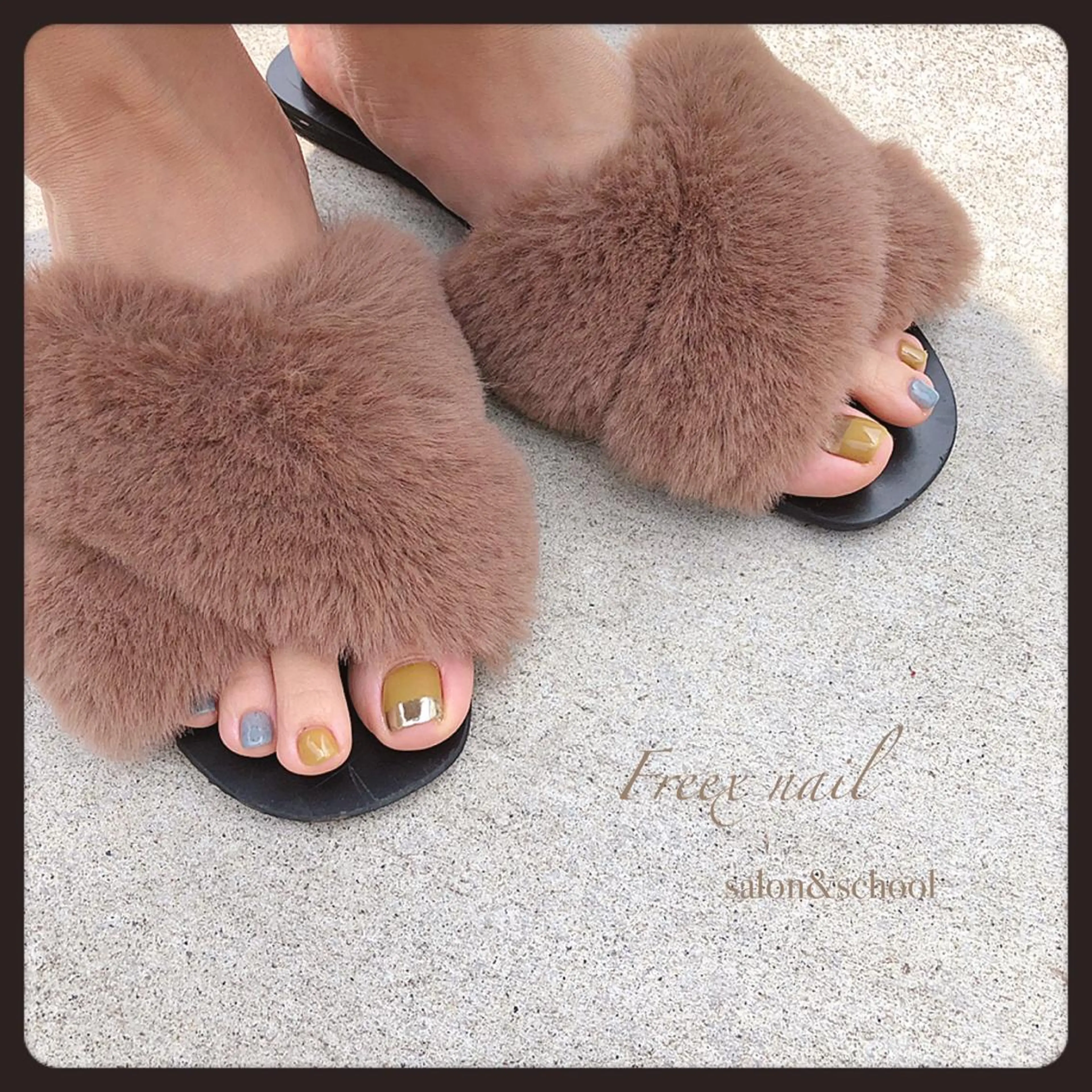 ネイル フットネイル Freex nail所属・freex nail /ニュアンス/個性派のネイルデザイン