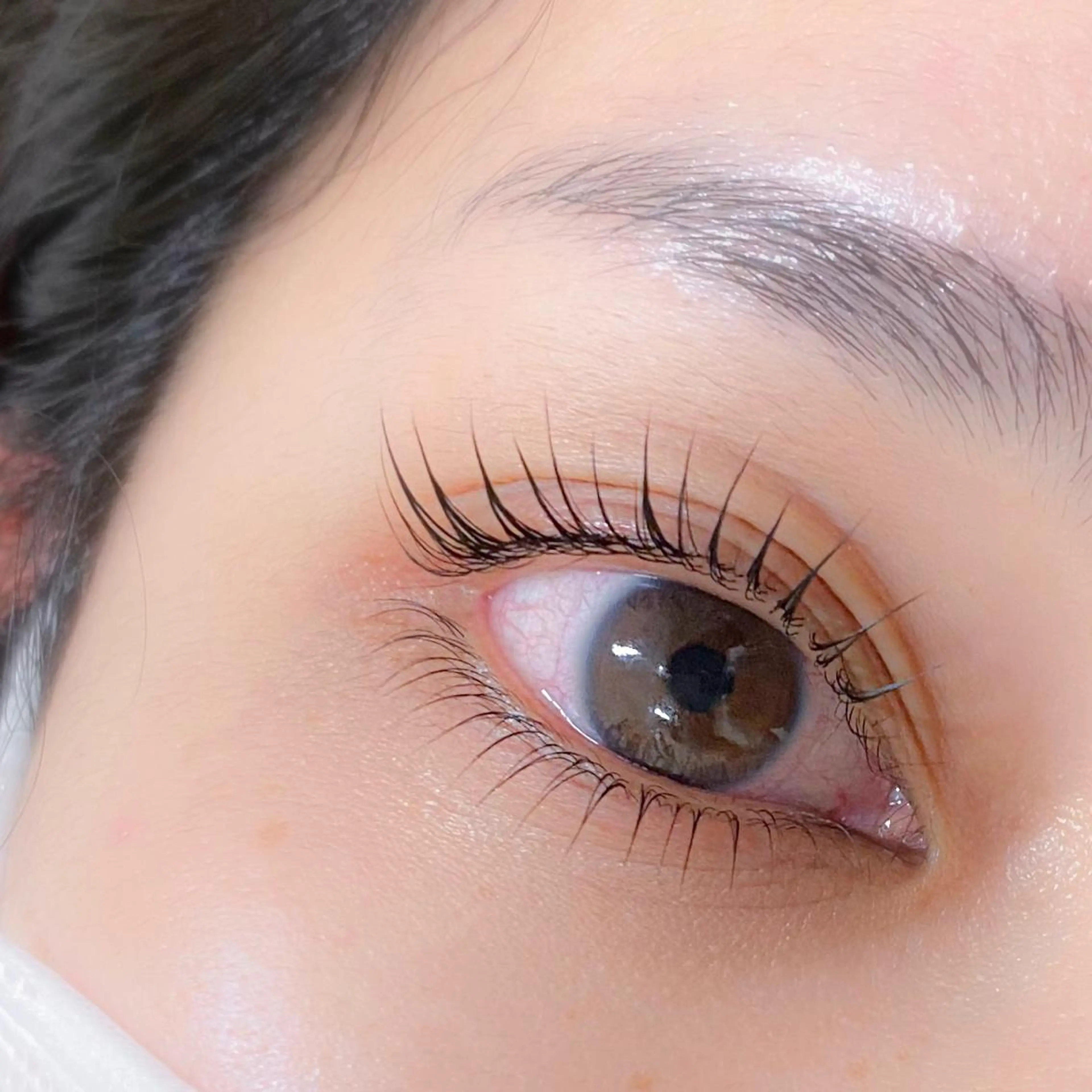 上下まつ毛パーマの写真