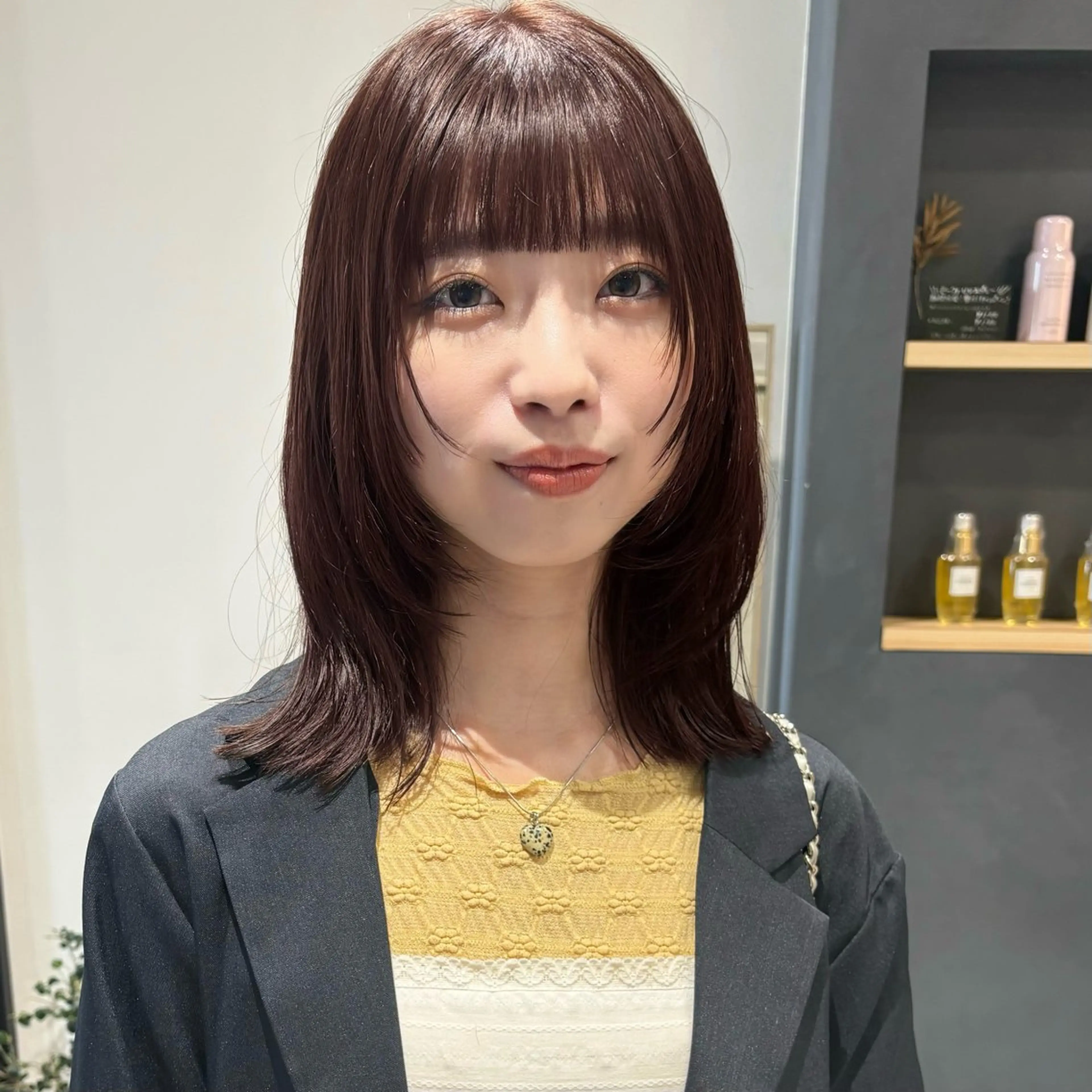 ✨️《ミニモ限定》カット+カラー+内部tr✨️【ボブ/レイヤーカット/顔周り/小顔/透明感カラー/ニュアンスカラー】の写真