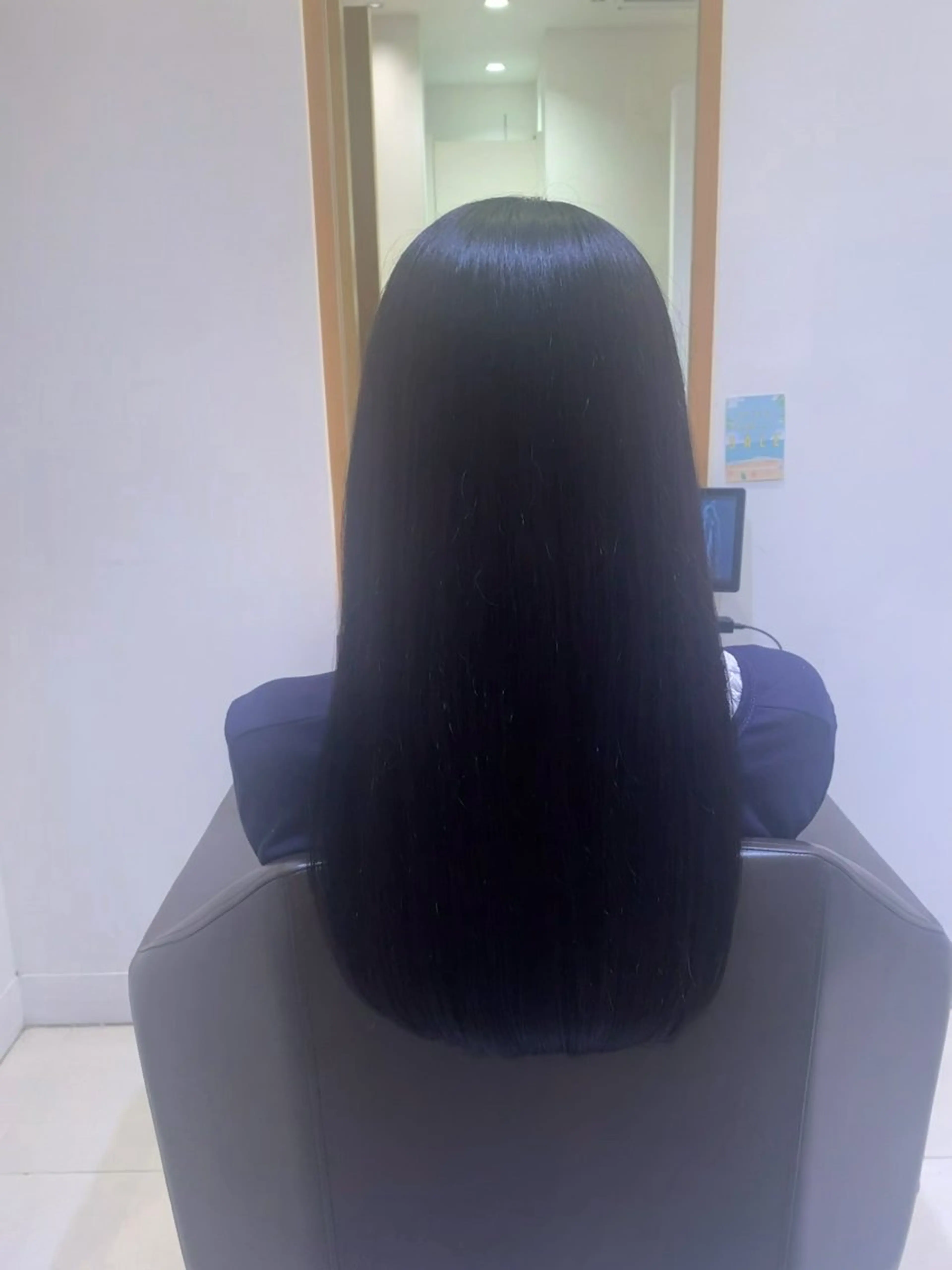 ロング ヘアカラー トリートメント 💎ツヤ髪ストレート カラー💎かのんのヘアスタイル