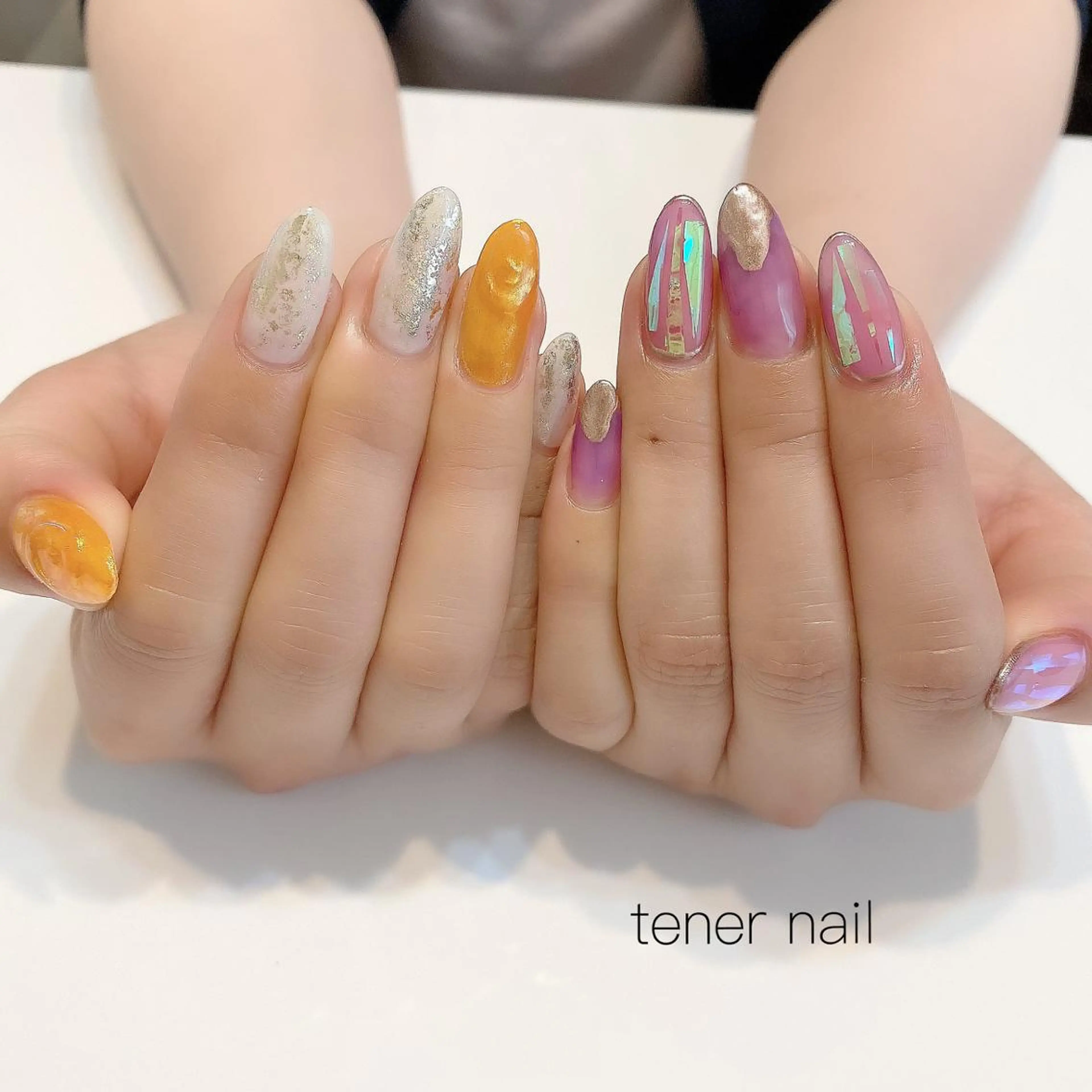 ネイル アートネイル ニュアンスネイル テネルネイル tener nailのネイルデザイン