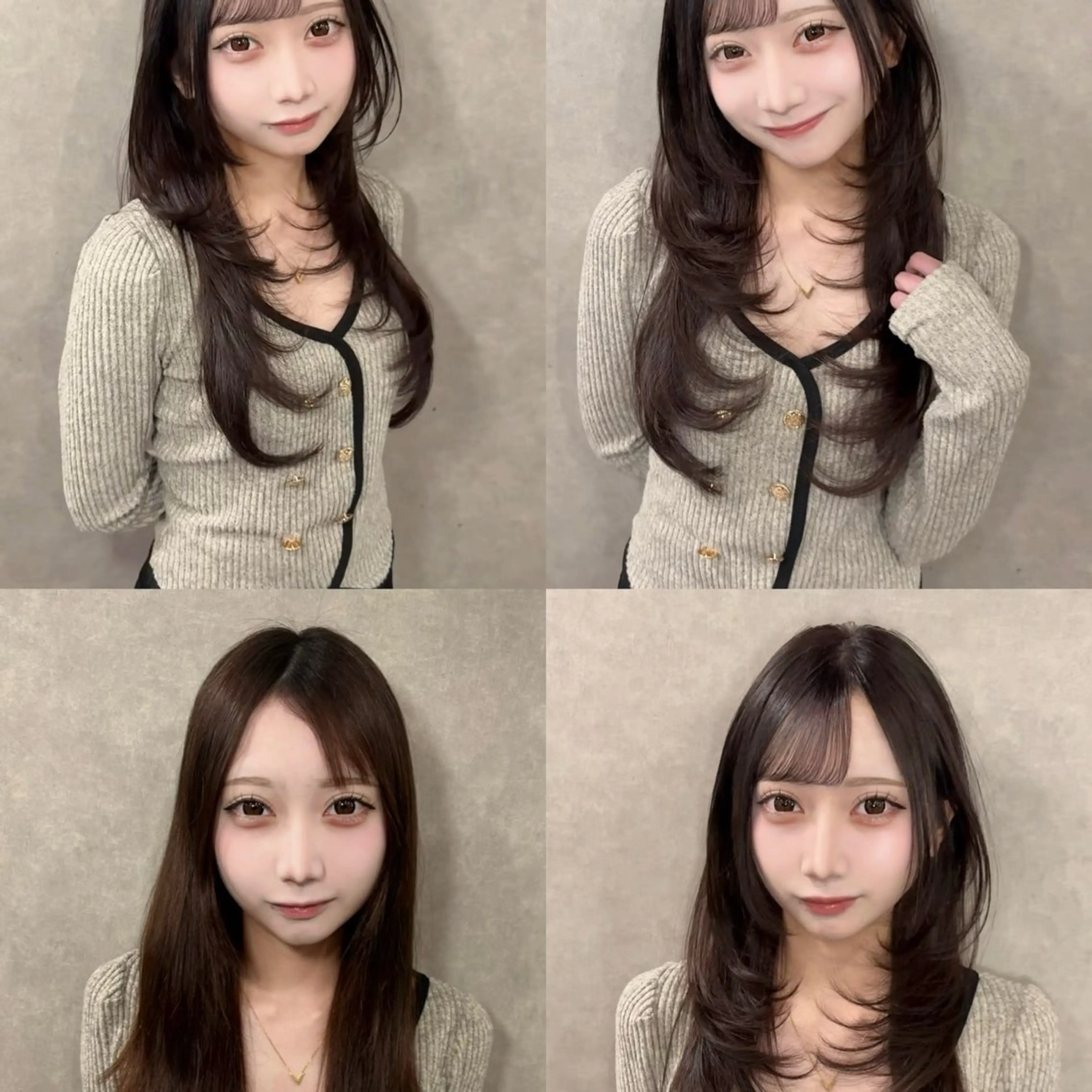ロング くびれヘア 顔周りカット ハイレイヤー 韓国風ヘア レイヤーカット カット トリートメント Nao/ 大宮/レイヤーカットのヘアスタイル