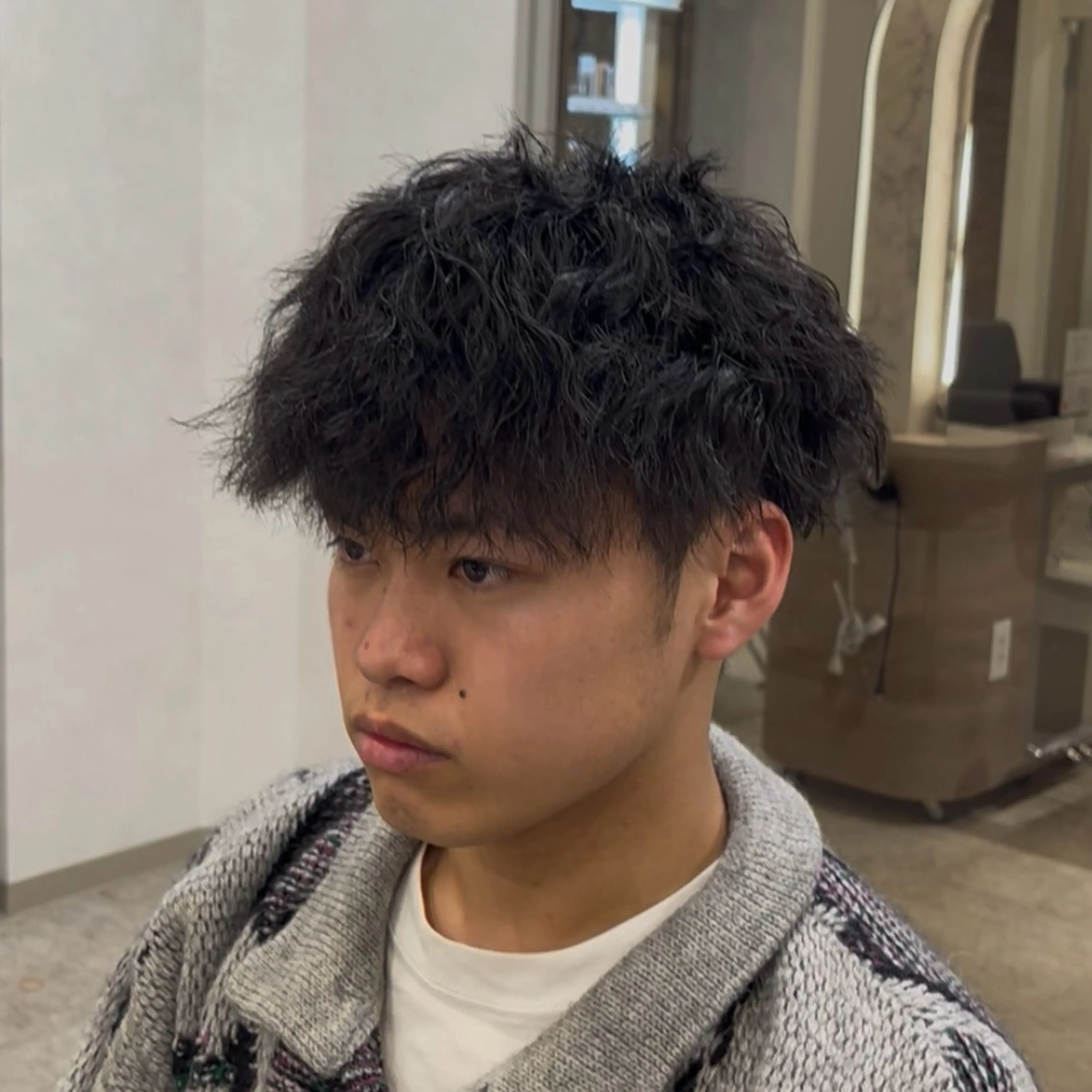 パーマ メンズ メンズパーマ ツイストスパイラルパーマ スパイラルパーマ Yuna 🪐PSY【サイ】のヘアスタイル