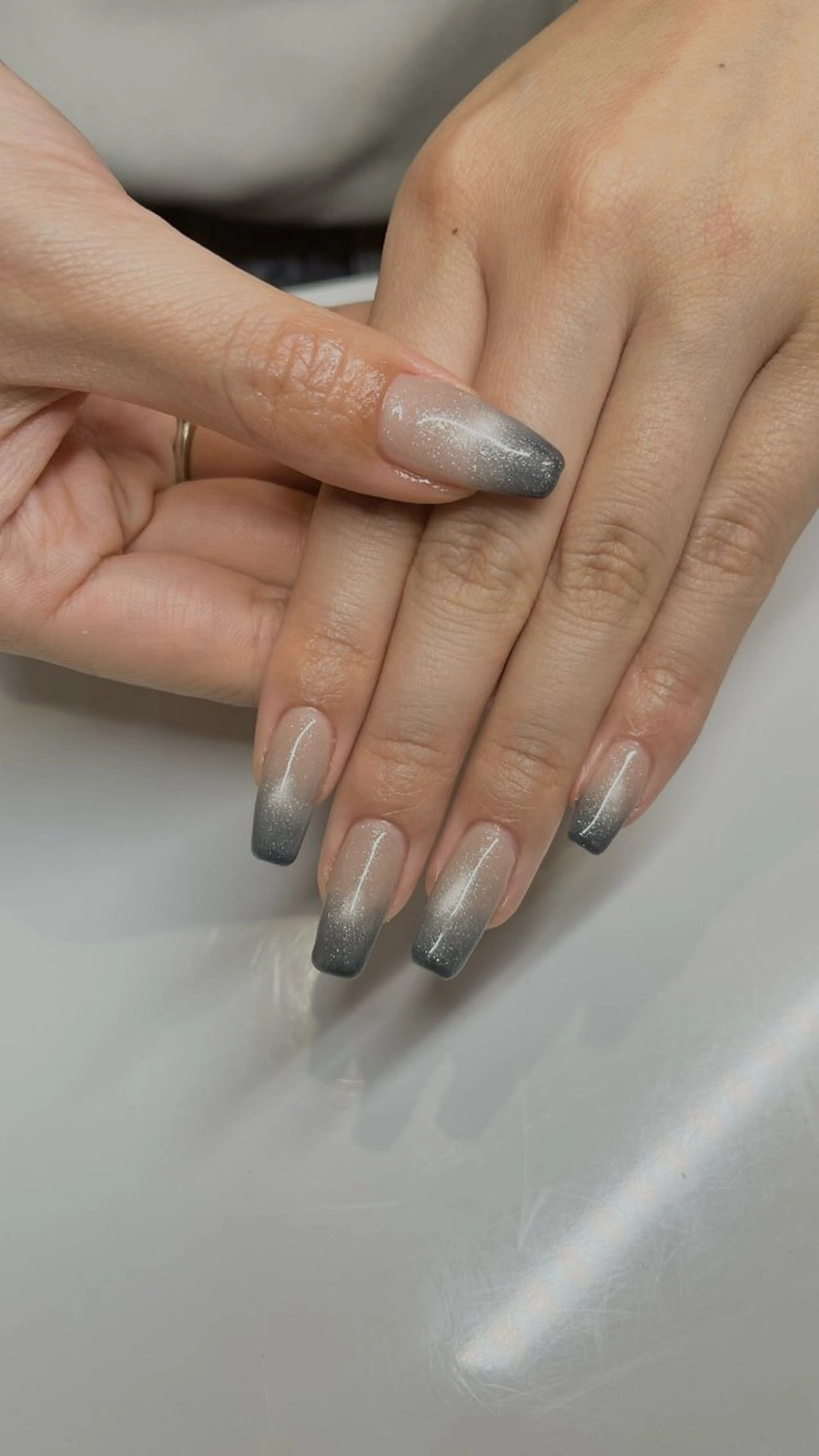 ネイル グラデーション マグネットネイル ハンドネイル WELINA CHIHIROのネイルデザイン