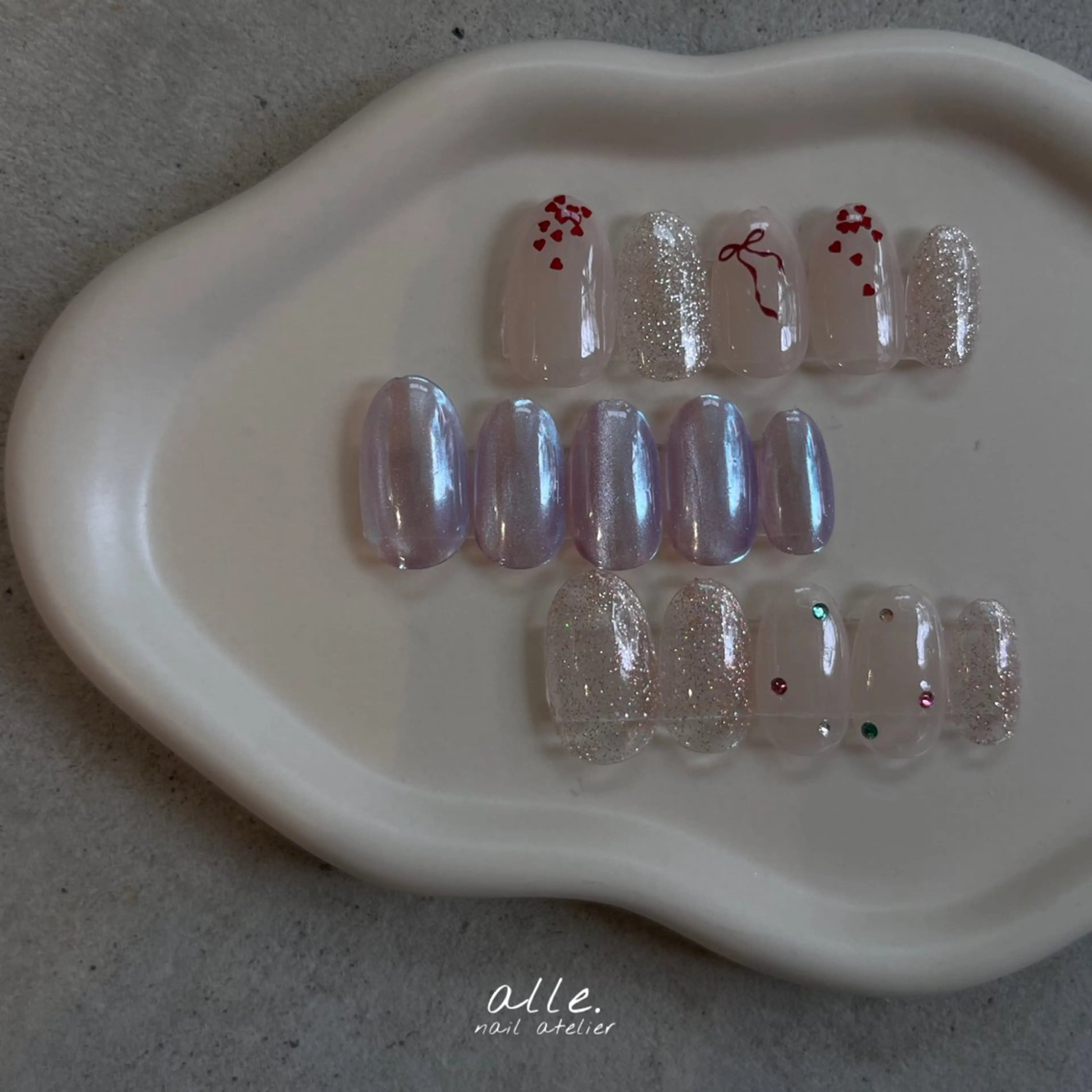 ネイル ハンドネイル atelier alle.のネイルデザイン