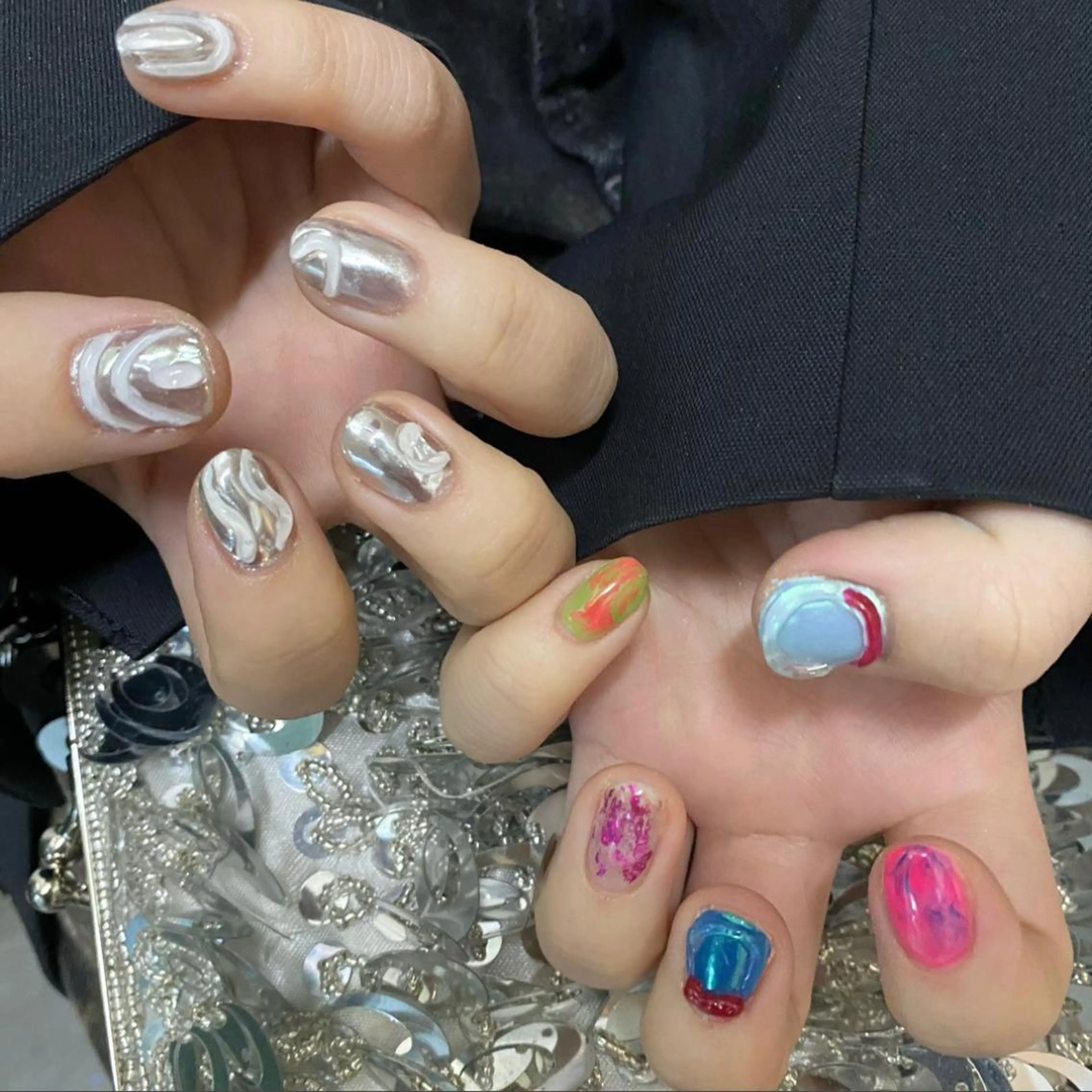 ネイル ゆびノさき茨木店 ニュアンス/アートのネイルデザイン