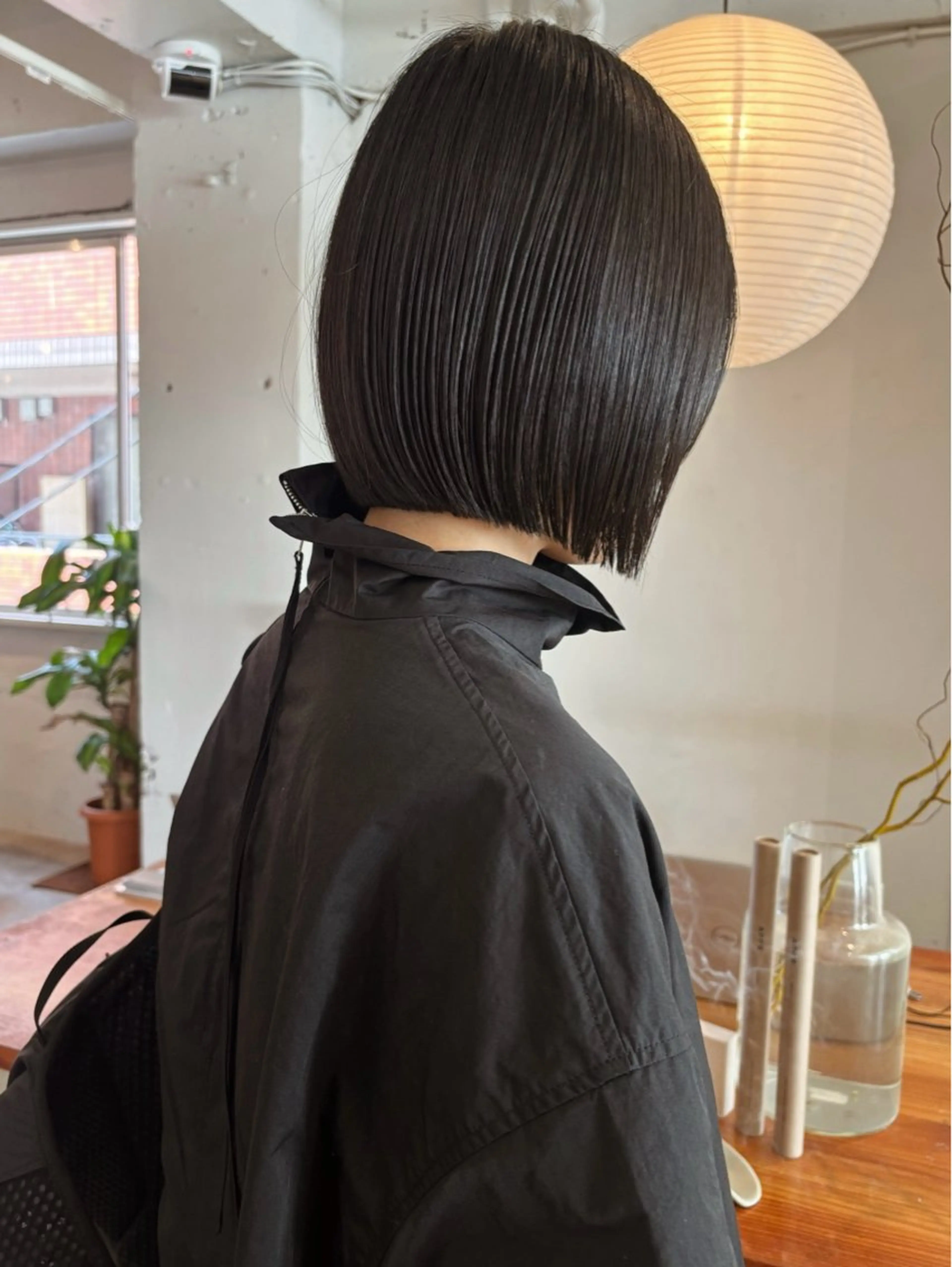 ショート ボブ 小顔カット カット トリートメント 🍑透明感hair ・NENE🍑のヘアスタイル