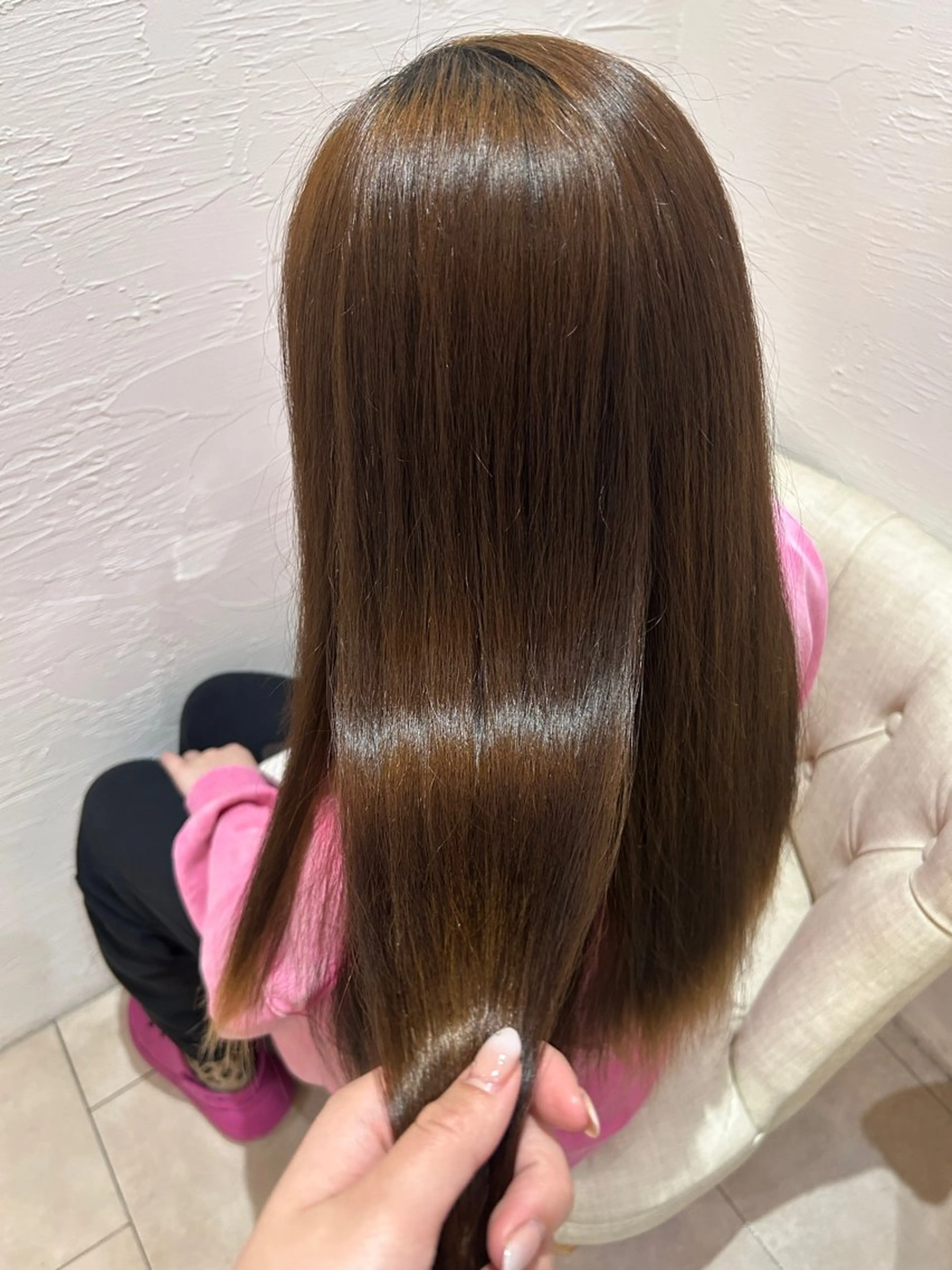 ロング ロング トリートメント 原田 はなのヘアスタイル