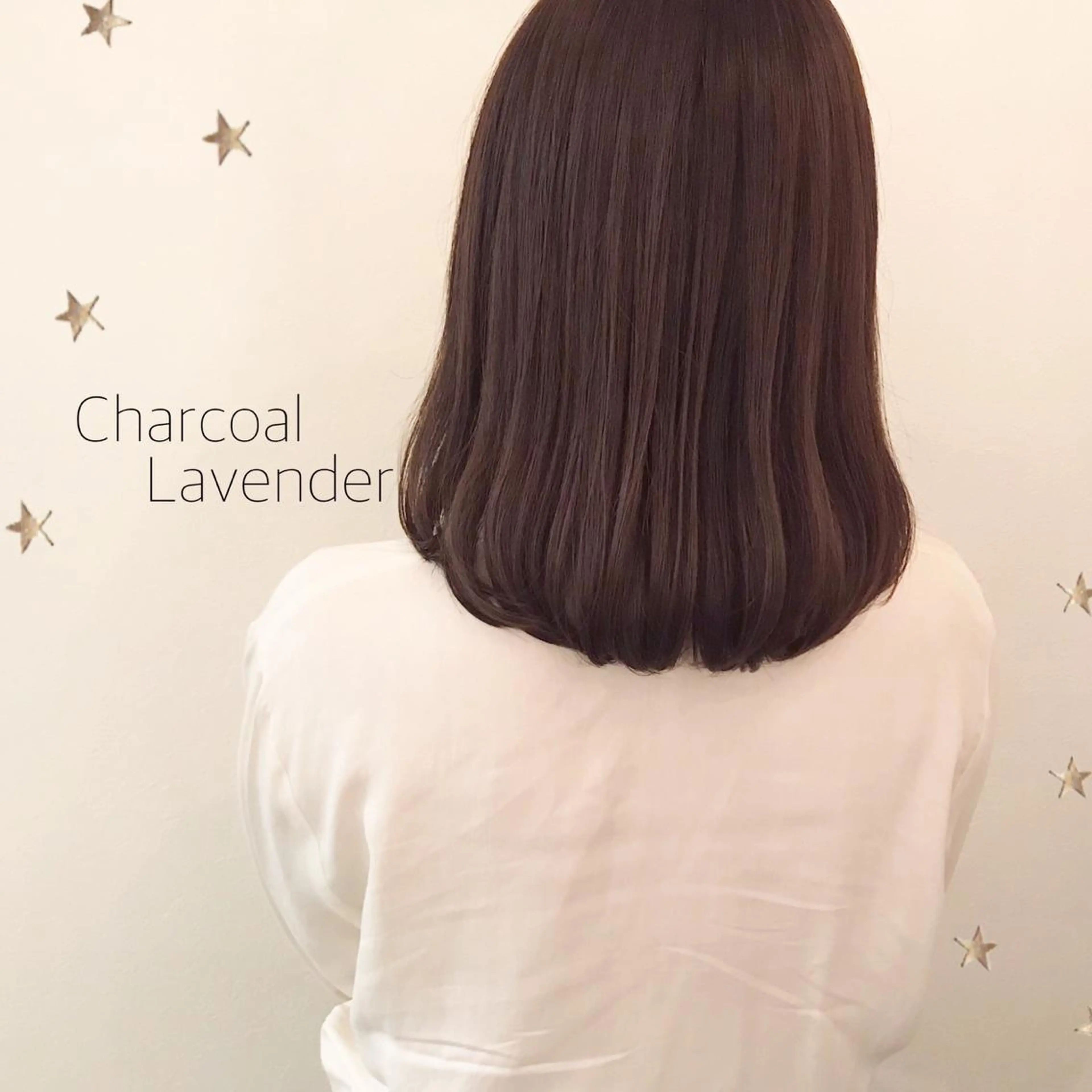 ミディアム カラー 市川 千夏のヘアスタイル