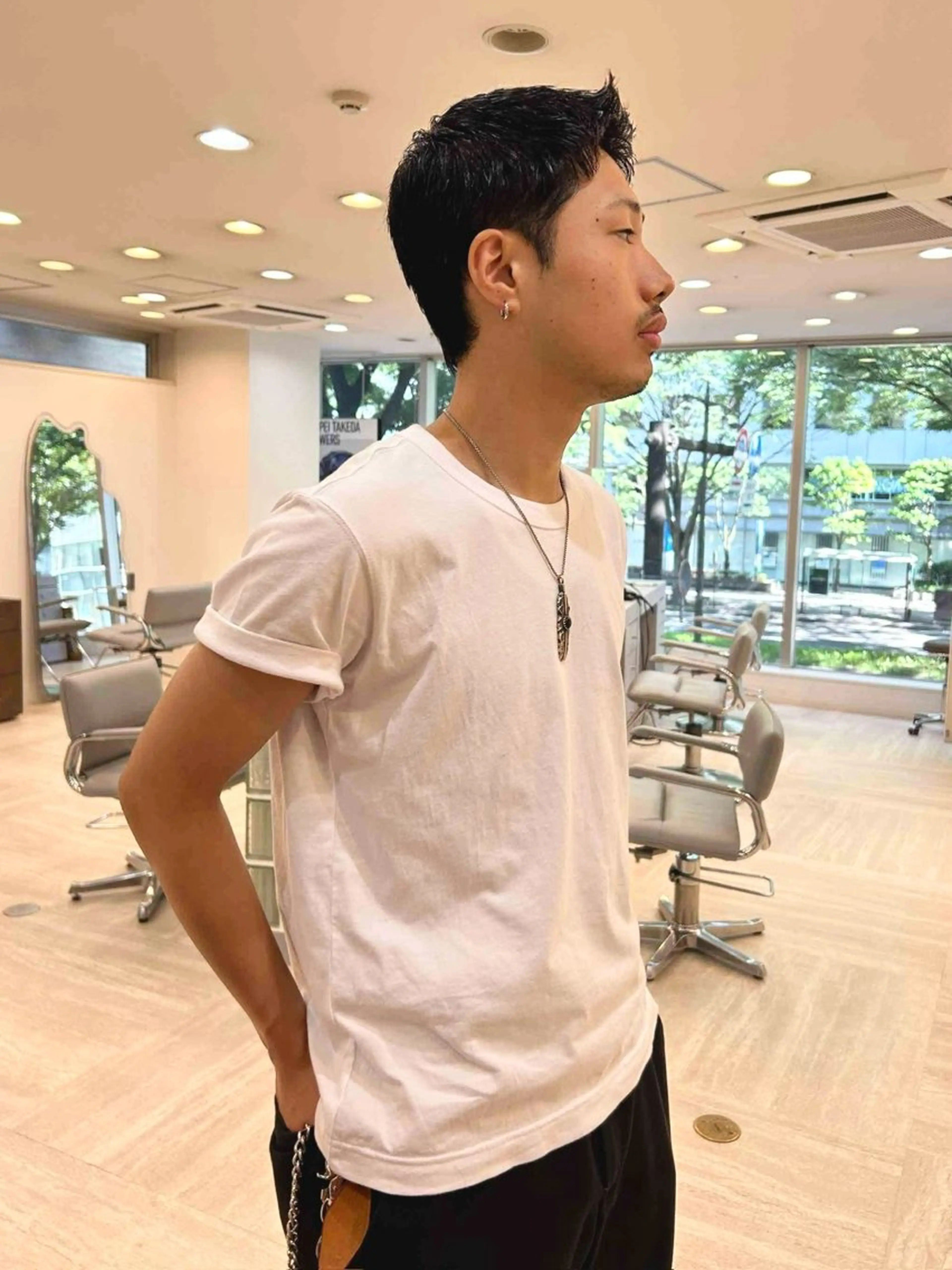 ショート メンズ カット トリートメント 海/ボブ /パーマのヘアスタイル