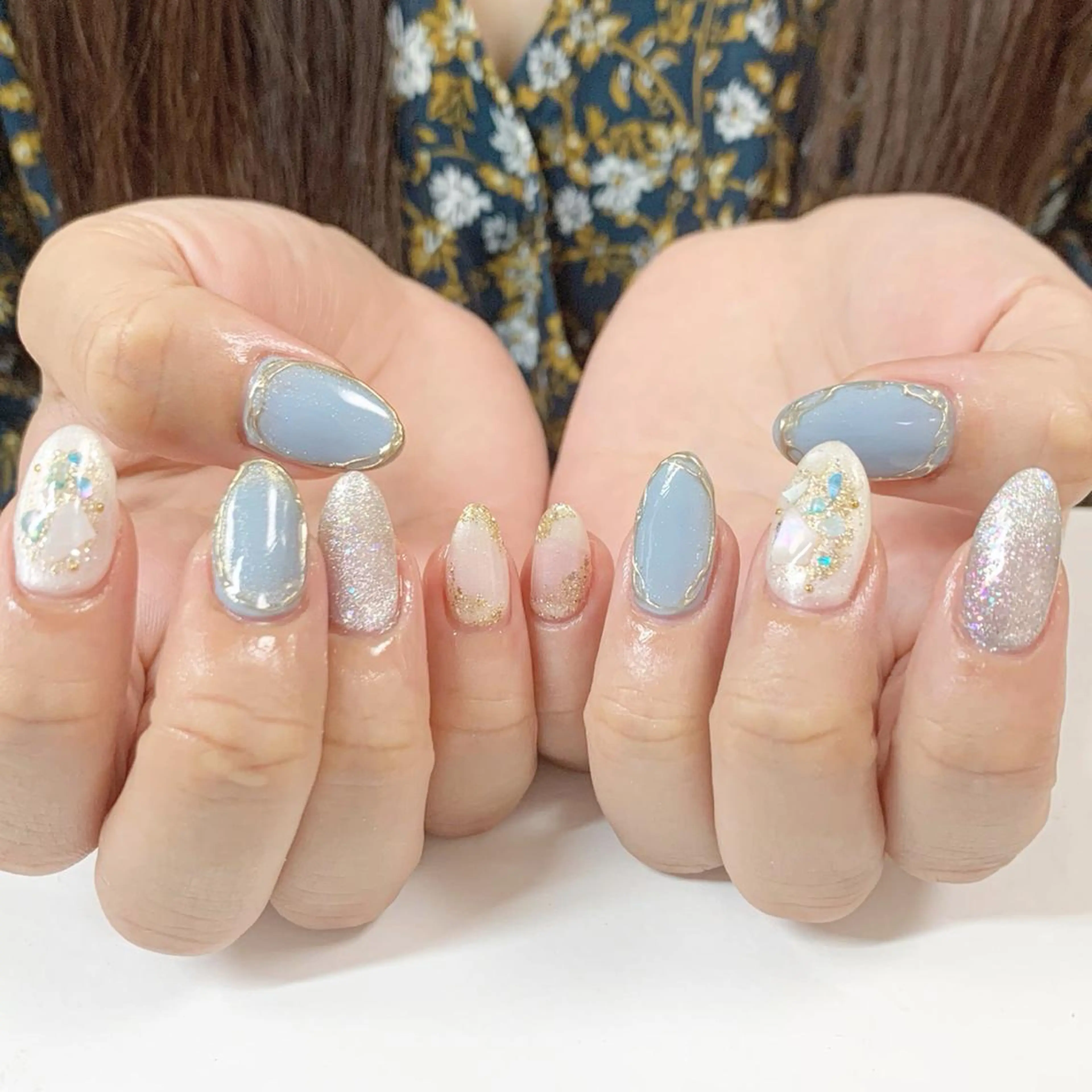 ネイル ハンドネイル 🔷ﾐﾅﾐﾈｲﾙ🔷 やり放題ネイル渋谷2のネイルデザイン