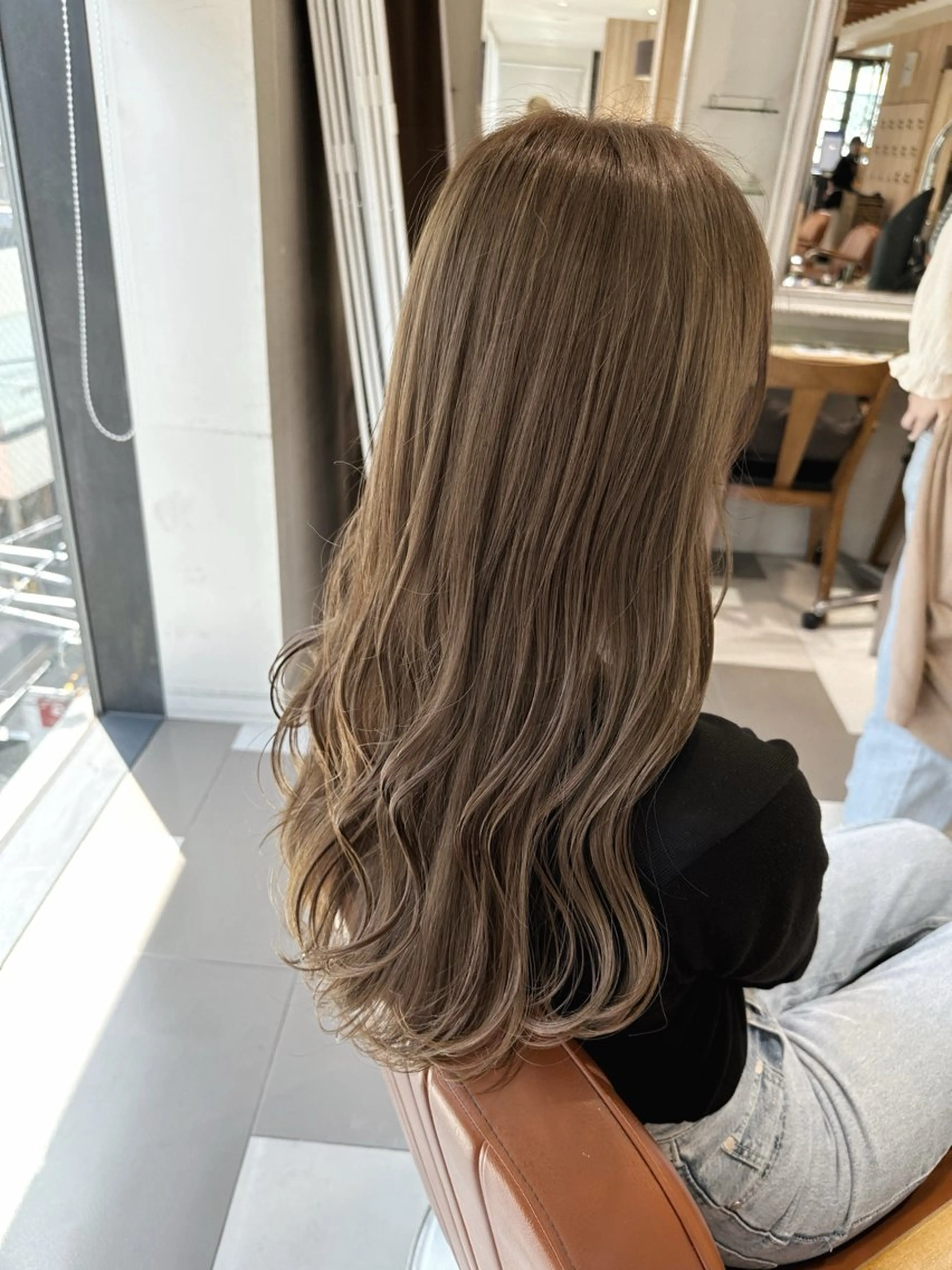 【🌷透け感🌷】🍯透明感カラー & ホームケアトリートメント🧸の写真