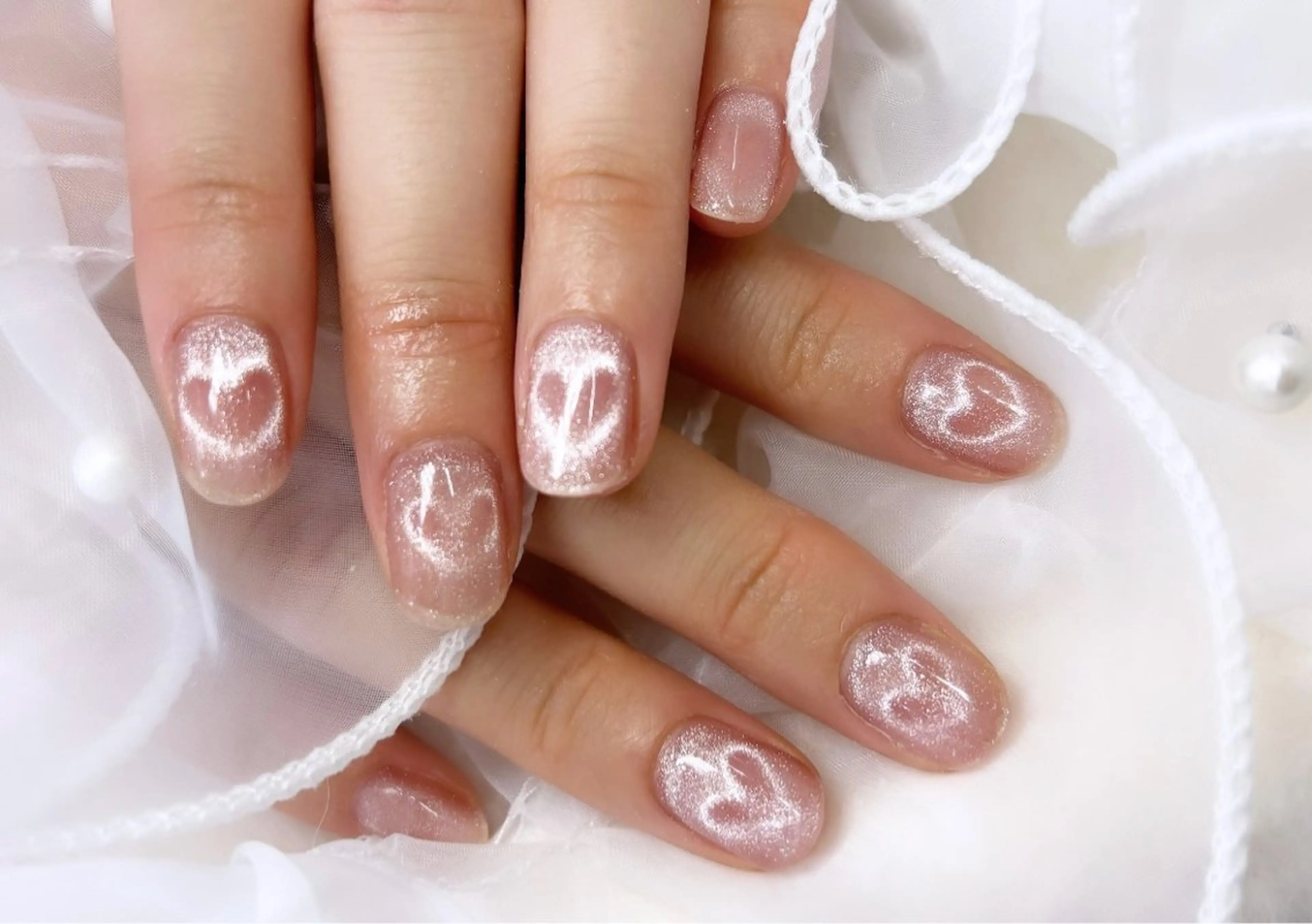 ネイル ハート くろせ れいのネイルデザイン