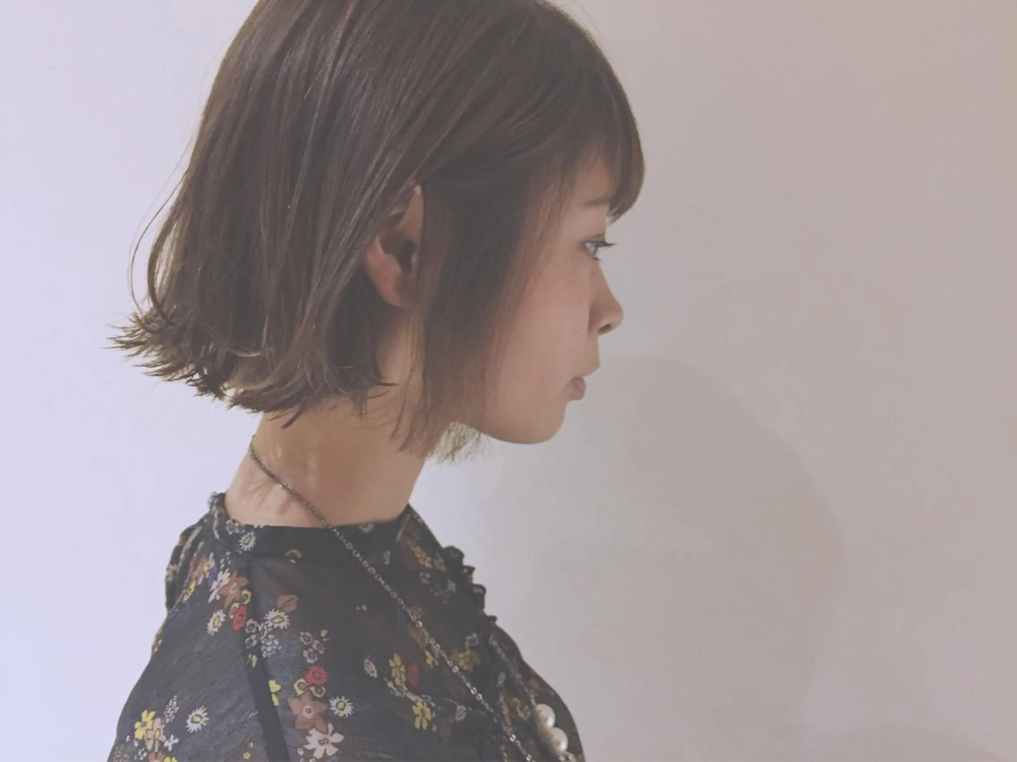 ショート カラー パーマ ヘアアレンジ 切りっぱなしボブ ボブ カット ヘアカラー YAWN《ヨウン》 Yucaのその他イメージ