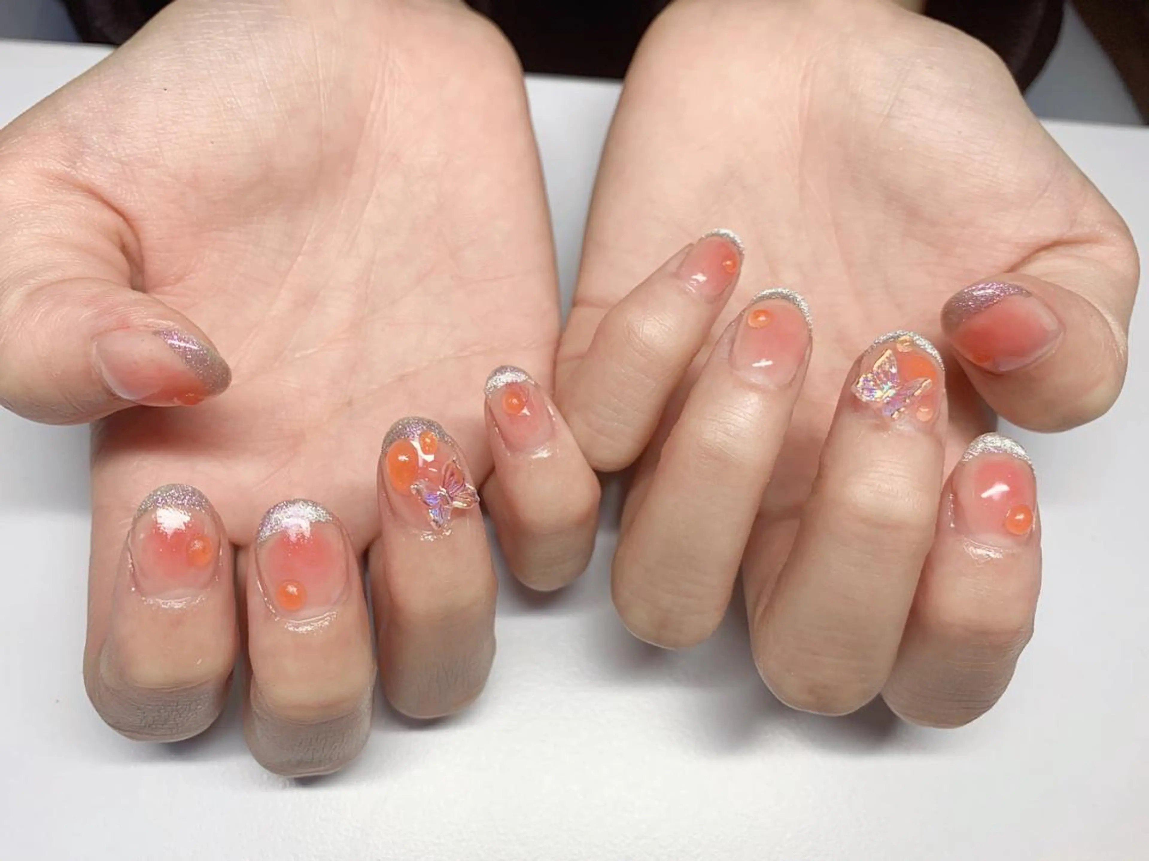 ネイル チークネイル 池崎 美穂のネイルデザイン