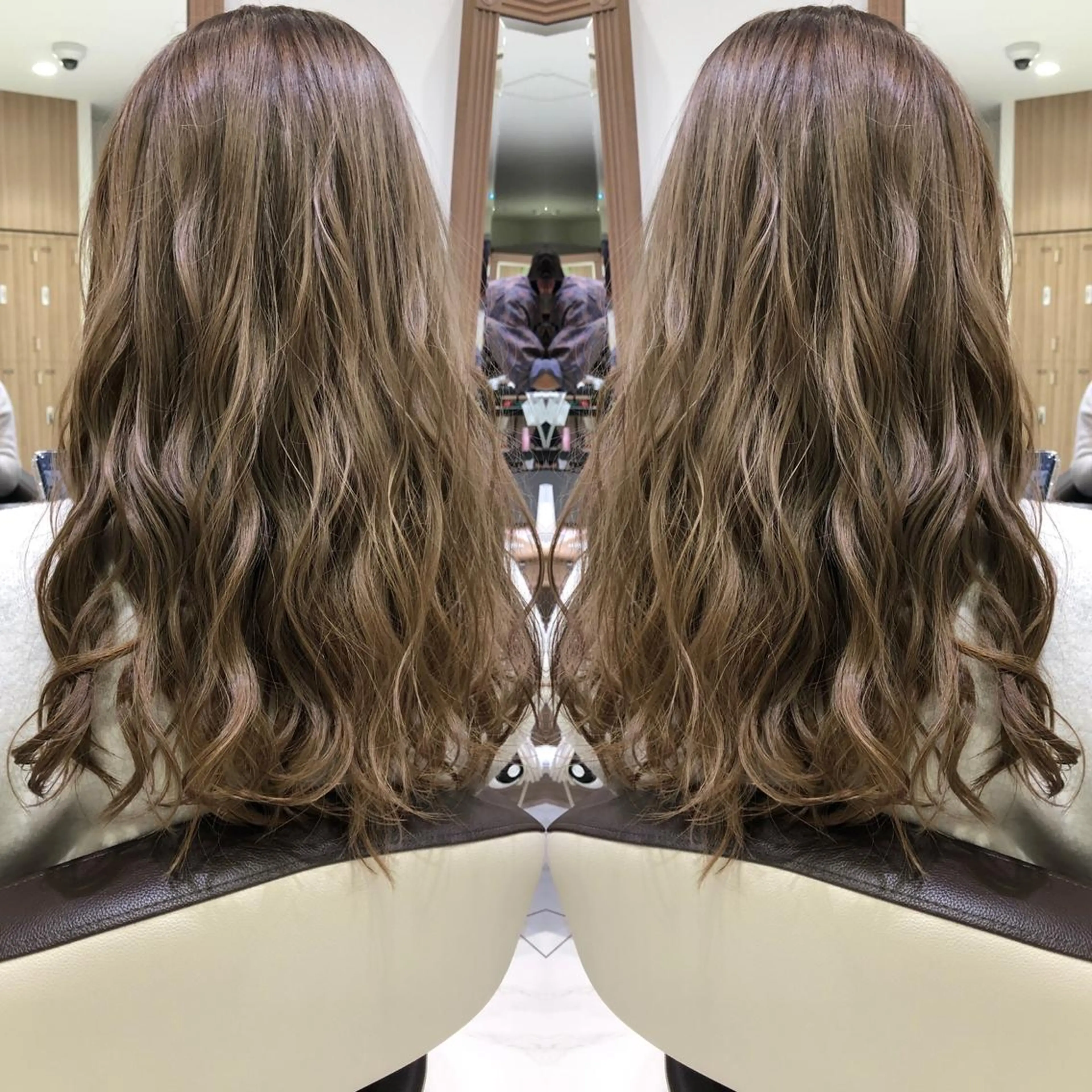 セミロング カラー 韓国レイヤー×透明感 カラー/山崎一輝のヘアスタイル