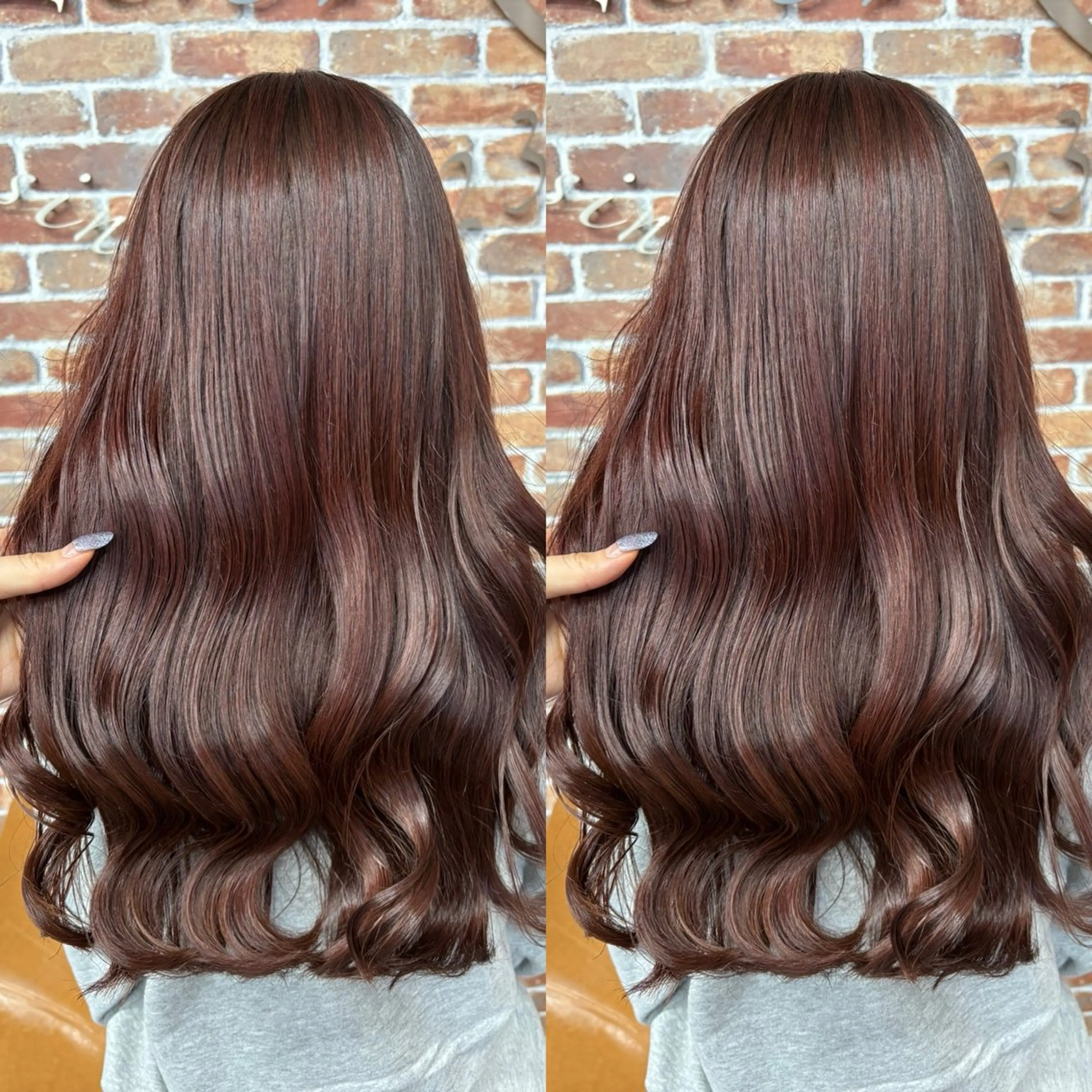 ロング MOMO KAのヘアスタイル