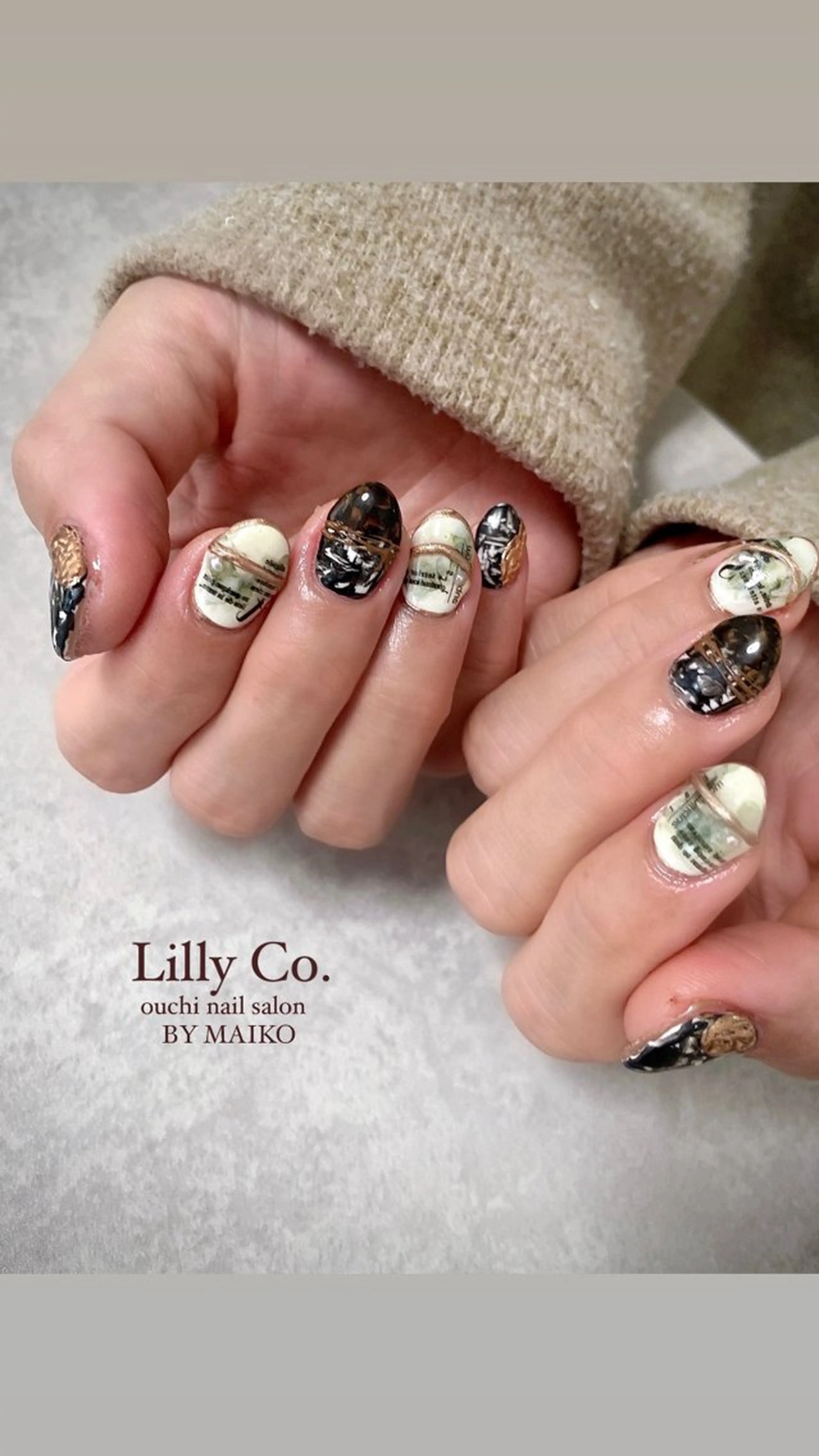 ネイル アートネイル ハンドネイル ハンドケア Lilly Co.のネイルデザイン