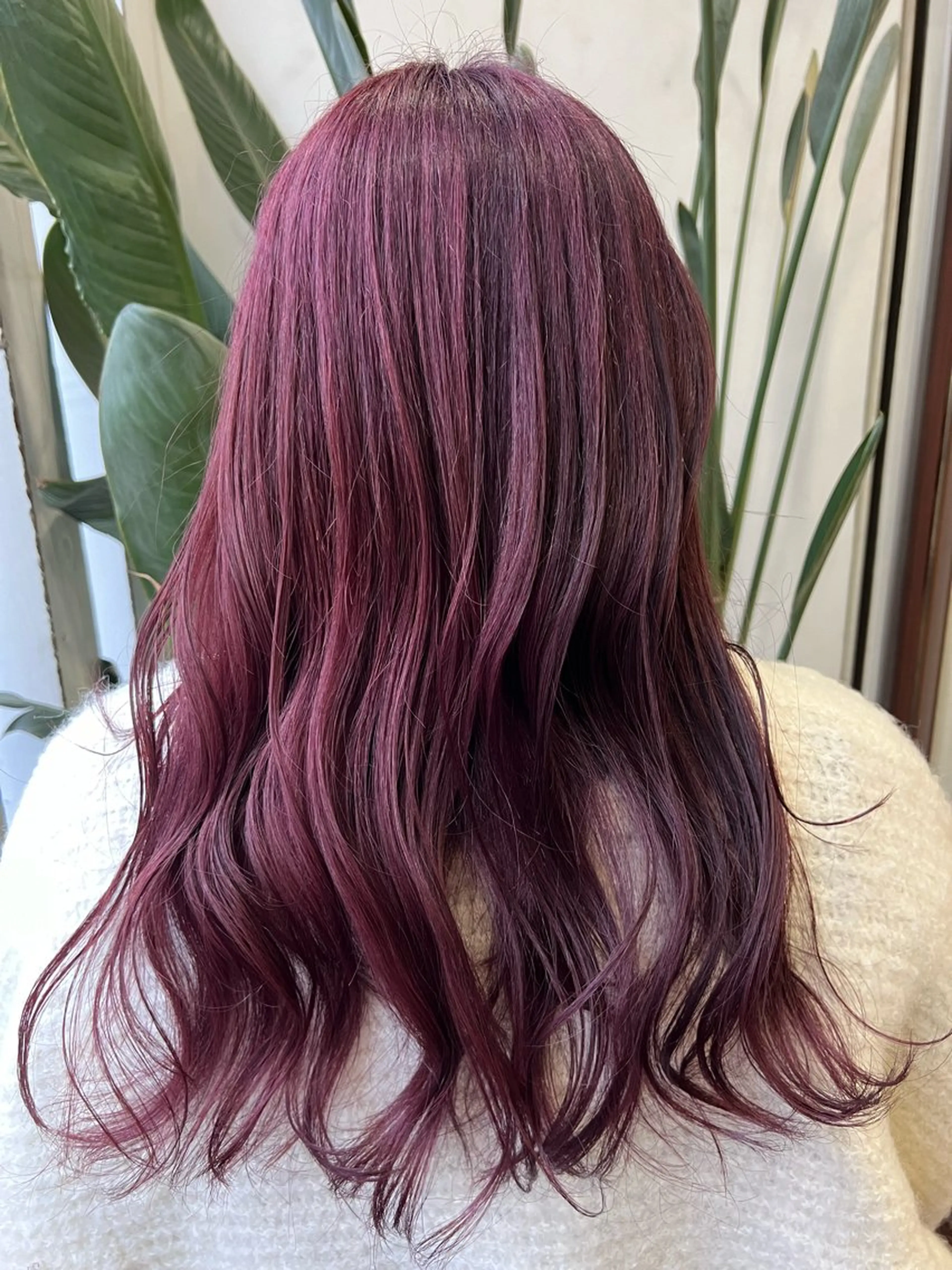 ロング カラー ブリーチカラー🦖 岡部木乃夏のヘアスタイル