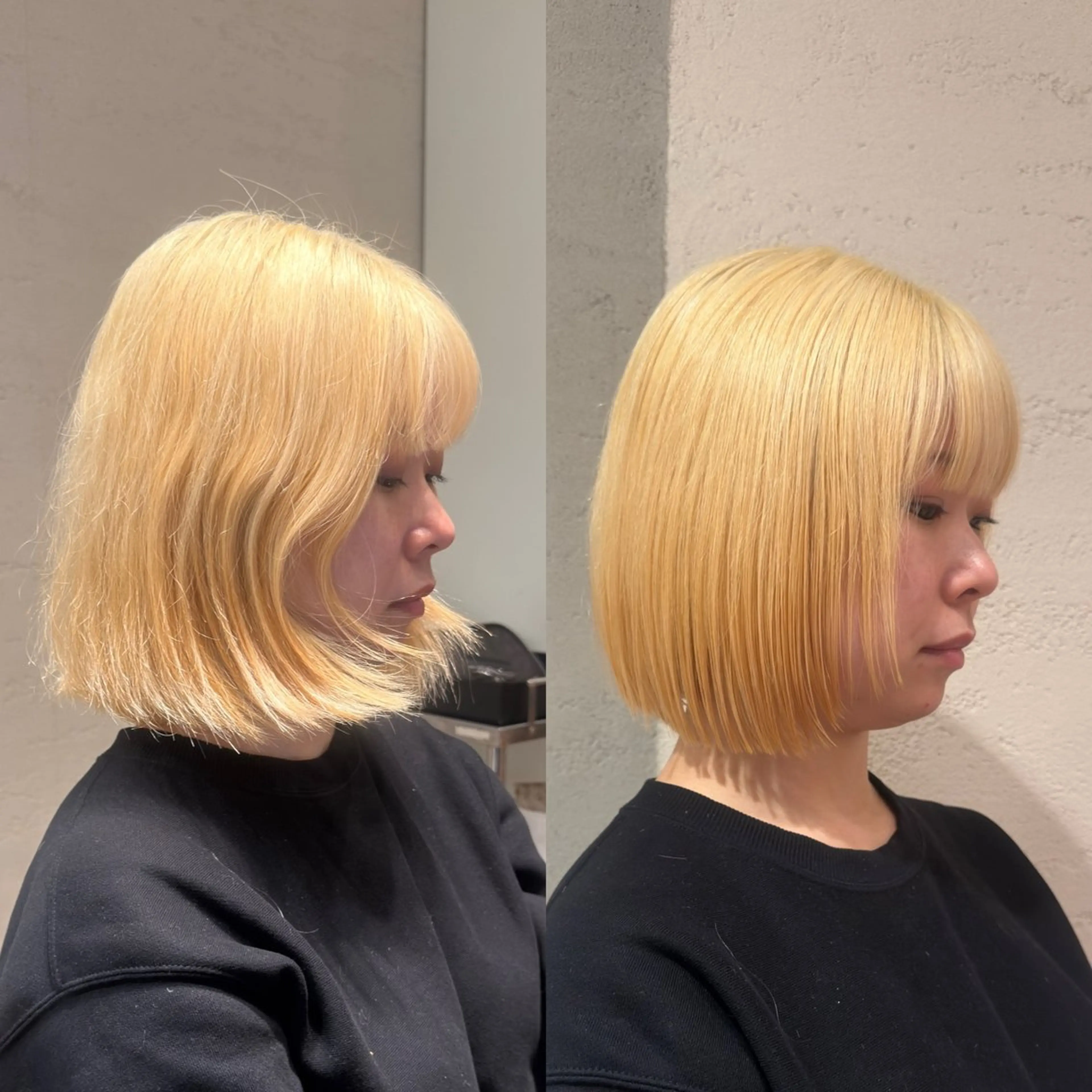 ショート ボブ 頭から整える美容師 松田のヘアスタイル