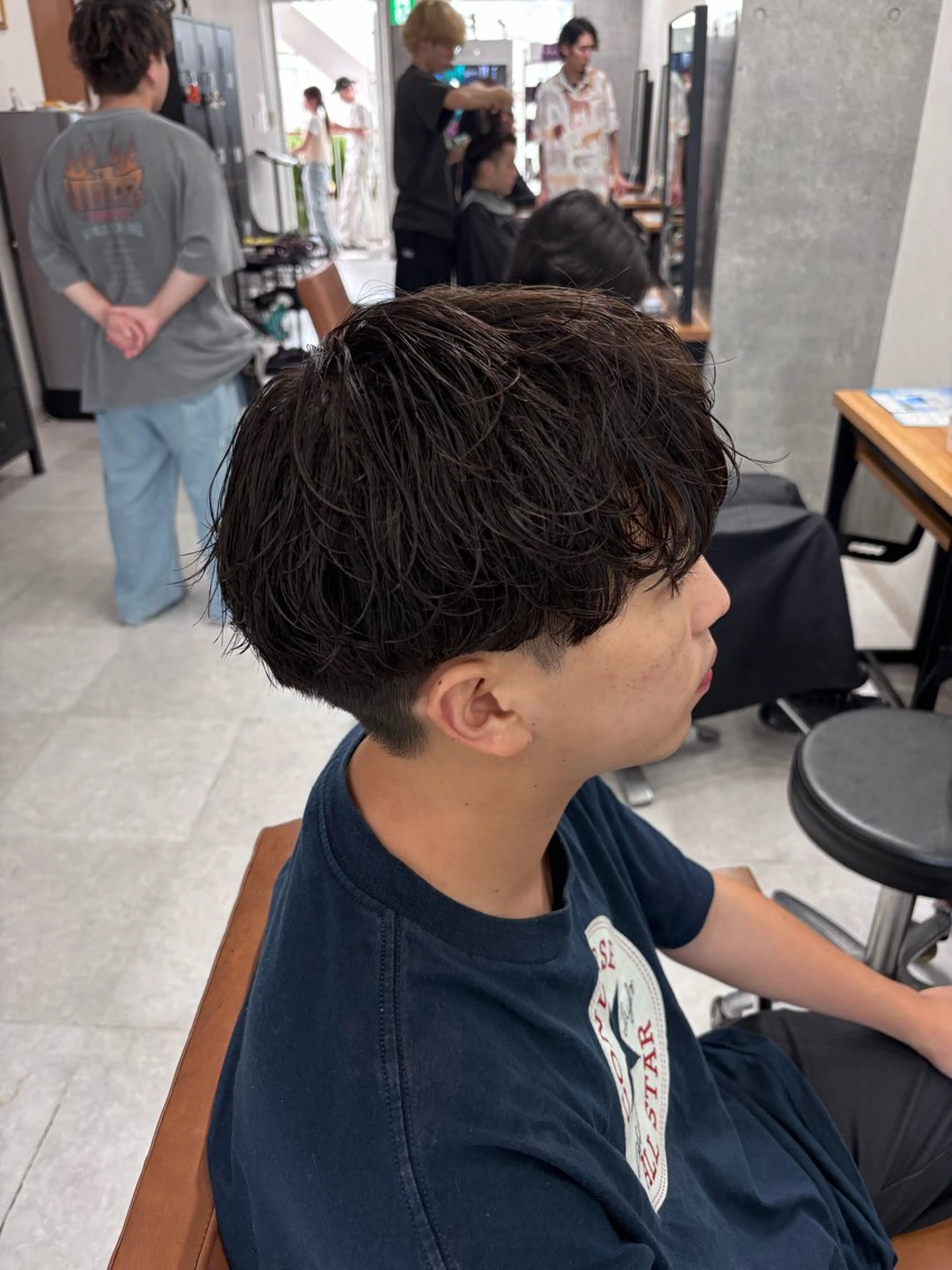 メンズ フェザーの鬼 🇰🇷yutoのヘアスタイル