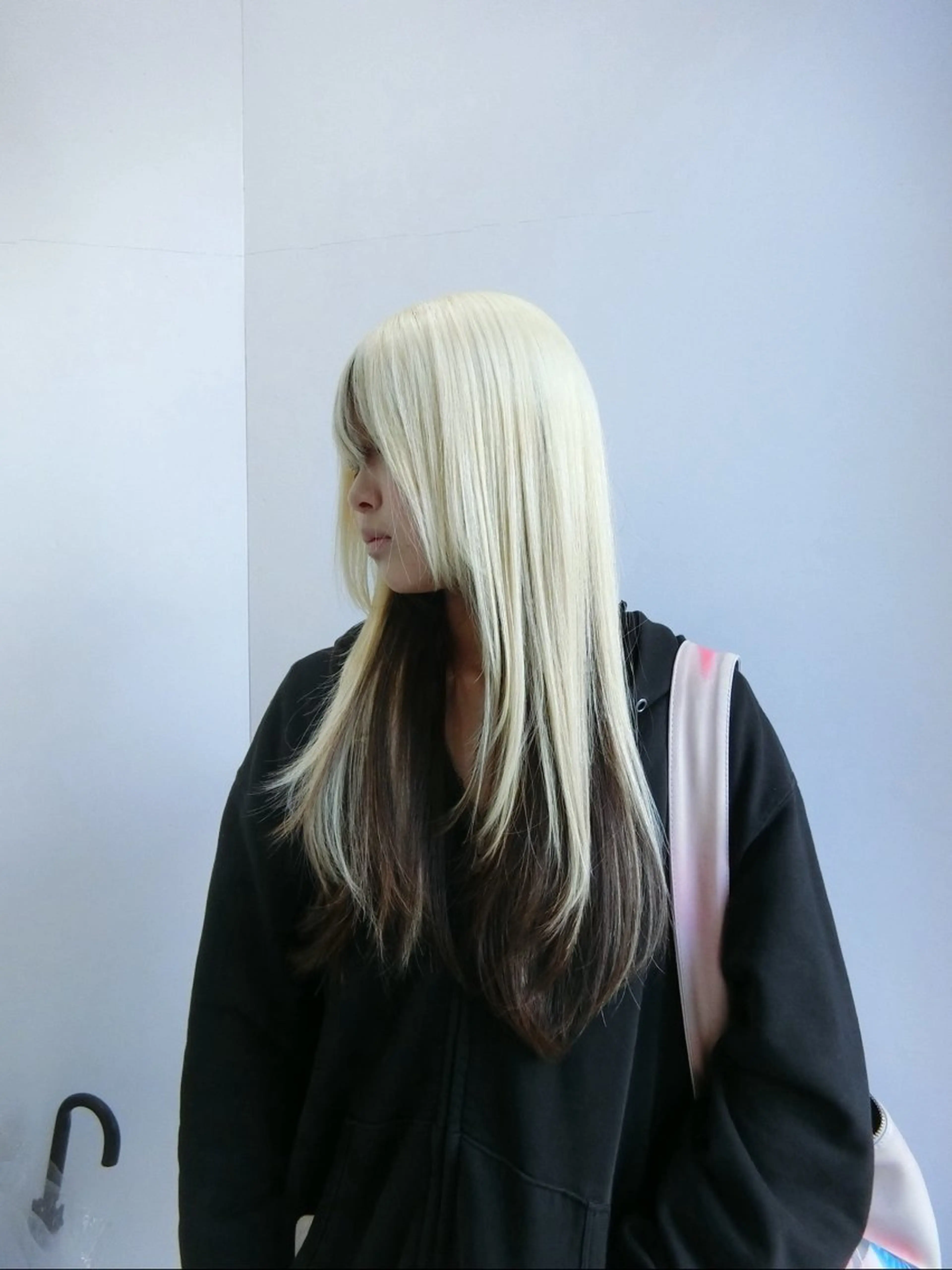 セミロング ヘアカラー トリートメント ヘアセット 🧤高明度ハイトーン 🧤莉音のヘアスタイル