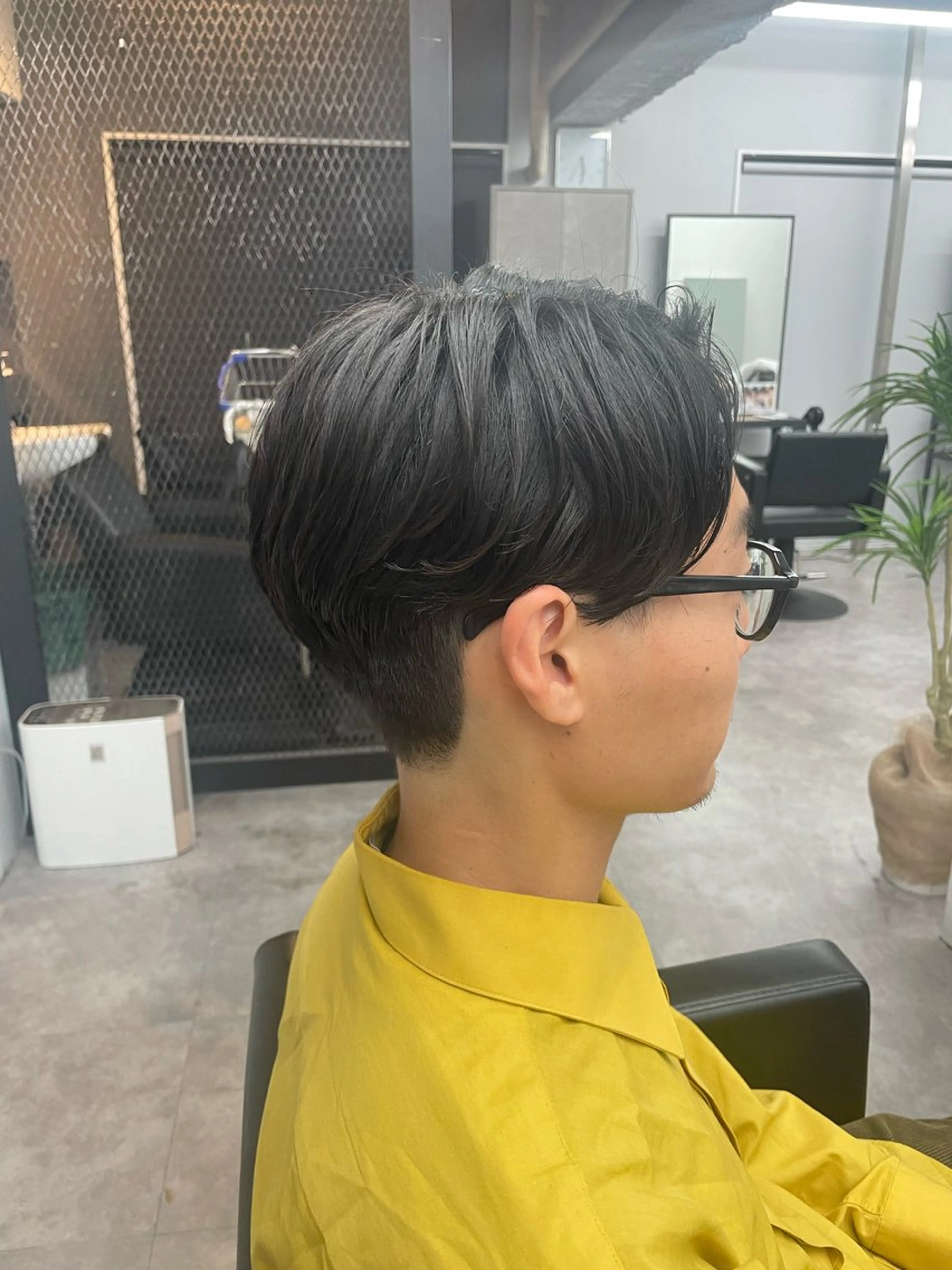 ショート パーマ メンズ カット パーマ 社会人向けパーマ 北千住No.1林和輝のヘアスタイル