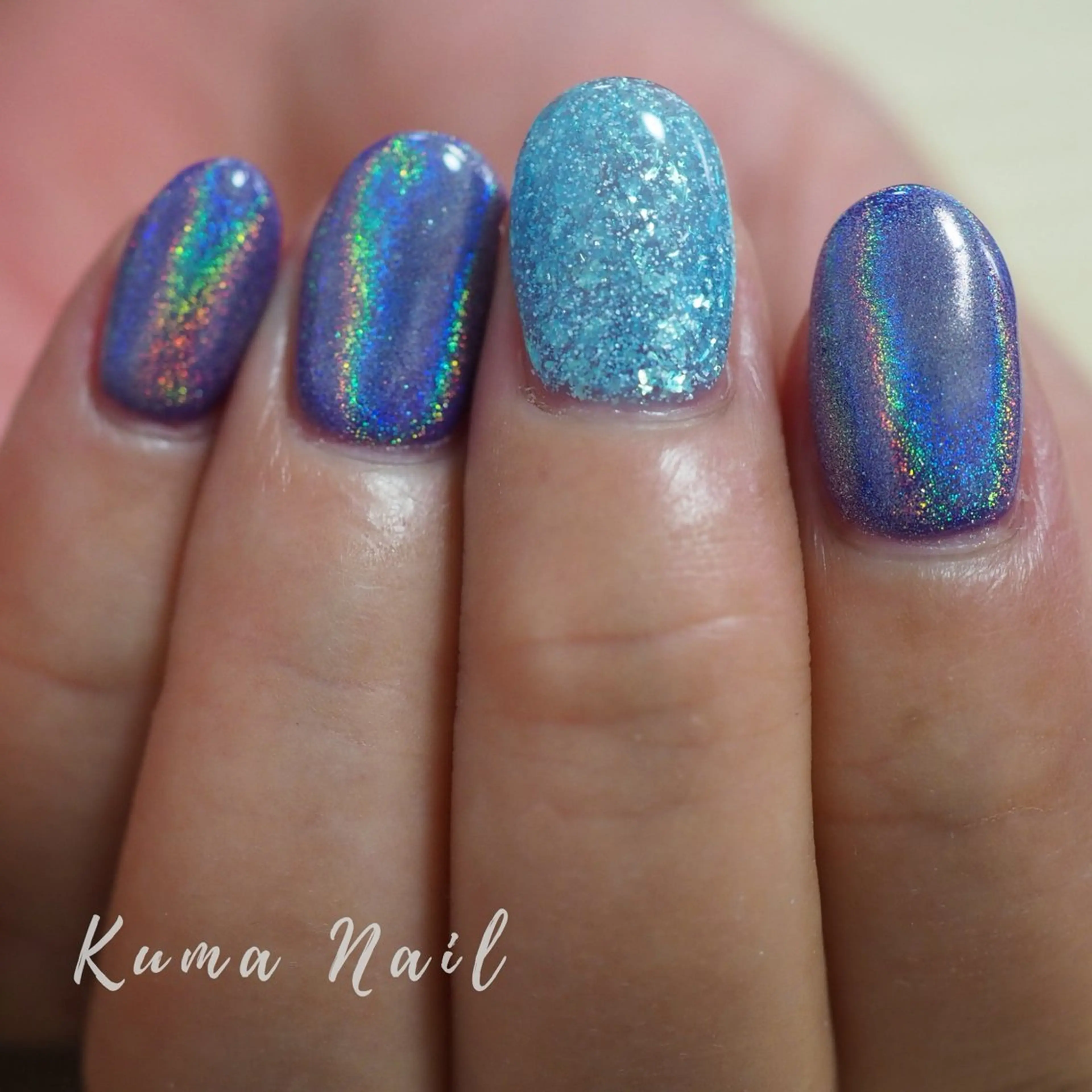 ネイル 持ち込み ワンカラーネイル ハンドネイル 藤が丘ネイル Kuma Nailのネイルデザイン