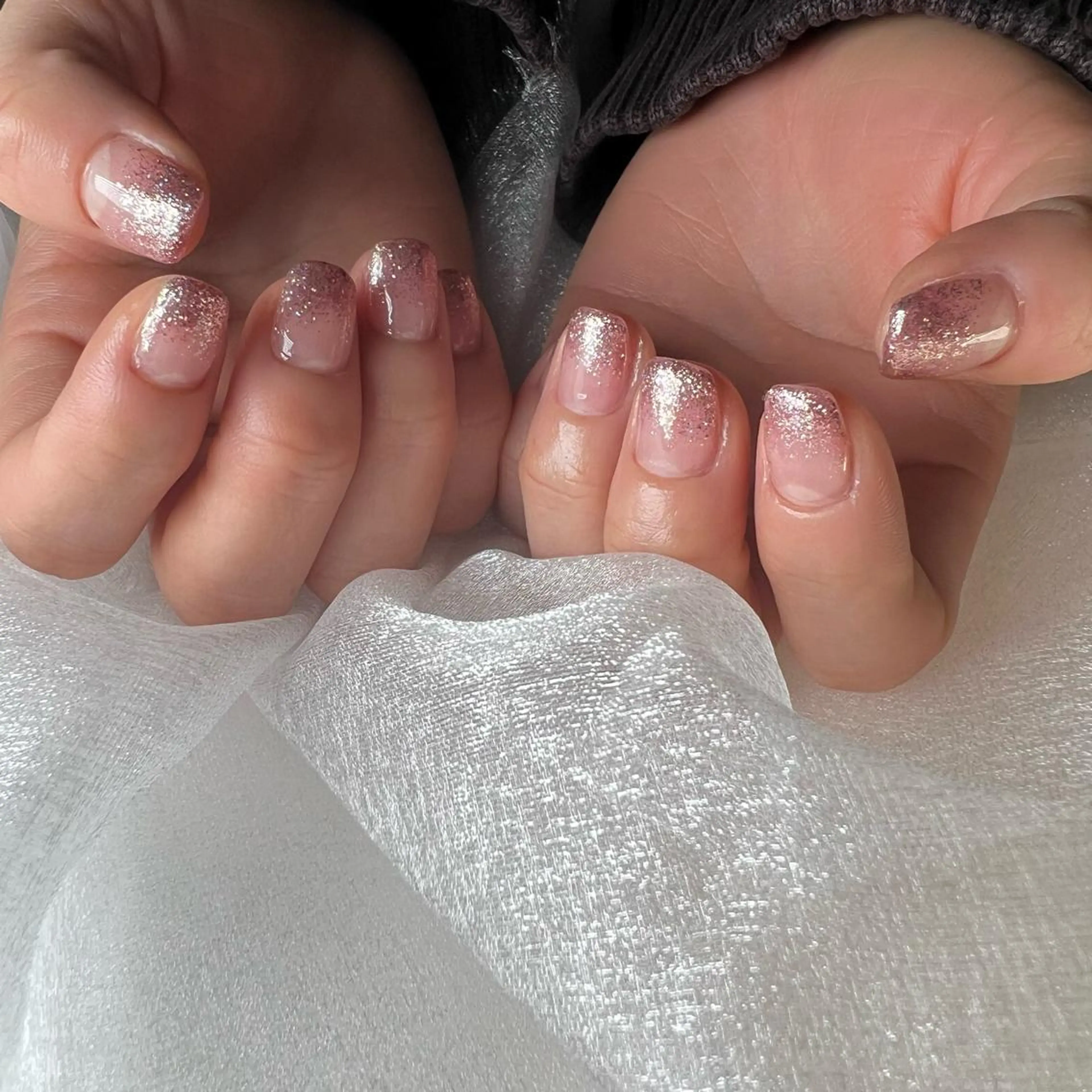 ネイル ジェルネイル 韓国ネイル ミラーネイル オフィスネイル パラジェル You kyehwaのネイルデザイン