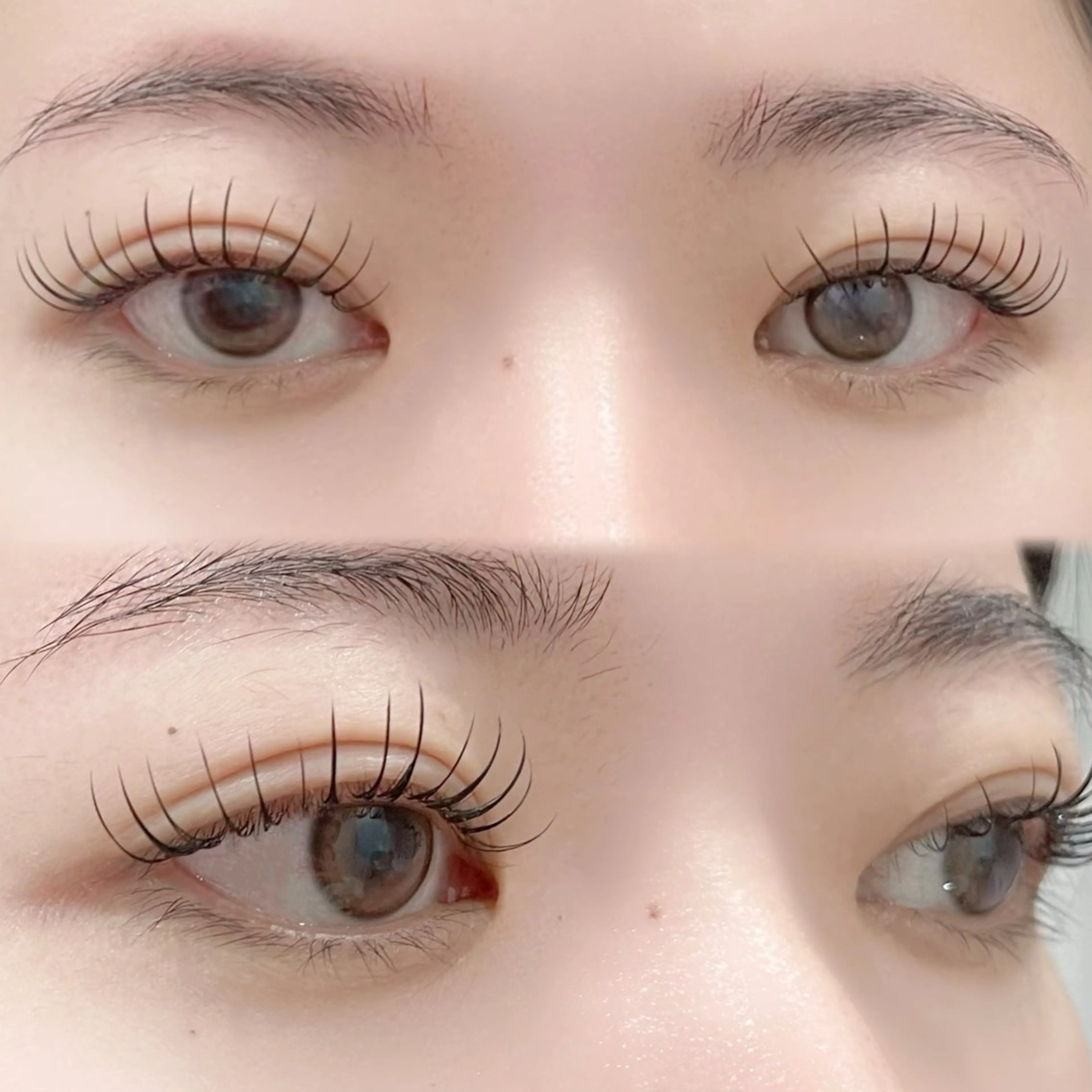 束感ぱっちりeye！エクステパーマ★LEDエクステ80本 × まつげパーマの写真