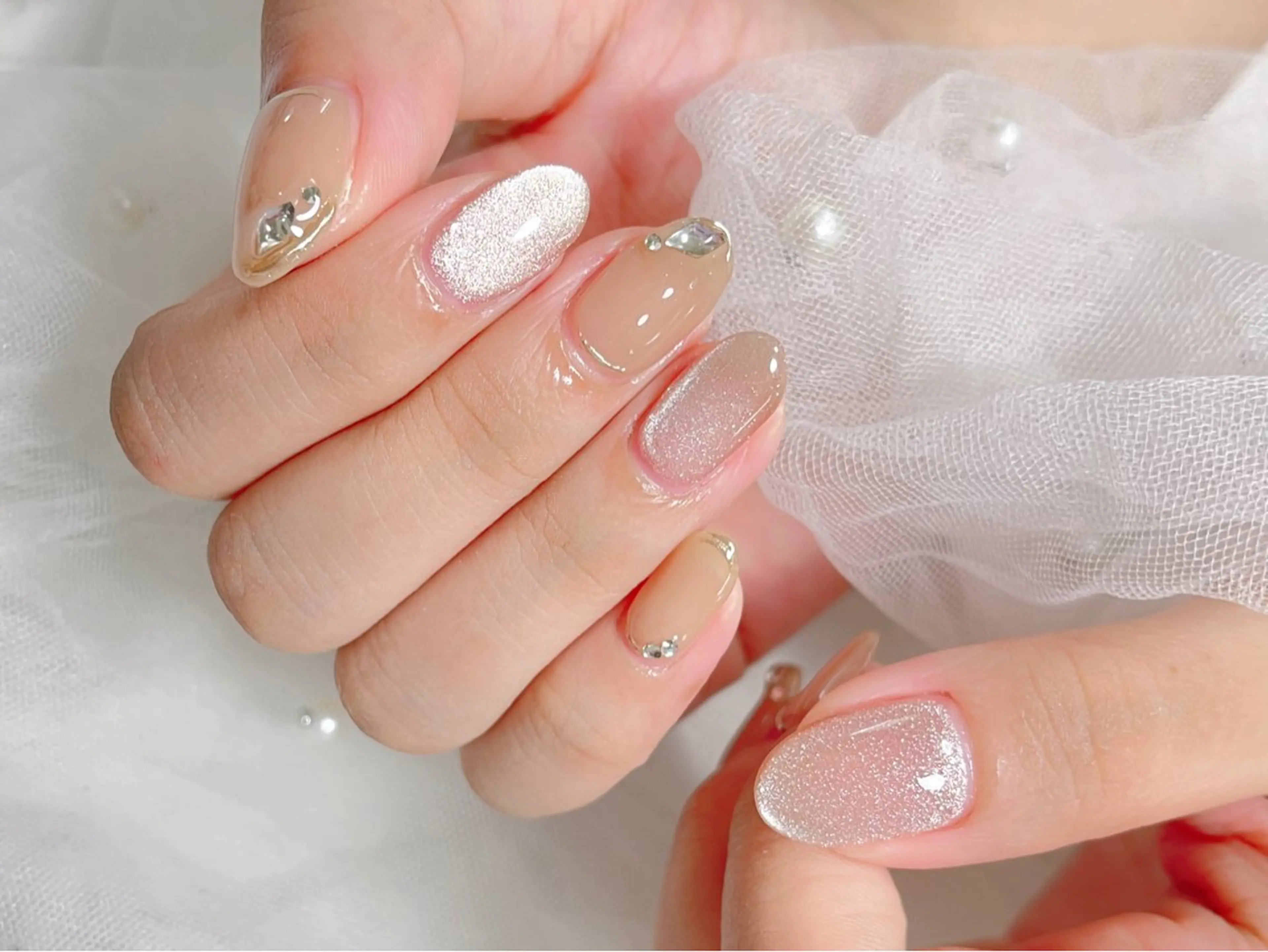 ネイル ハンドネイル 🎀ネイルサロン エクラYUI🎀のネイルデザイン