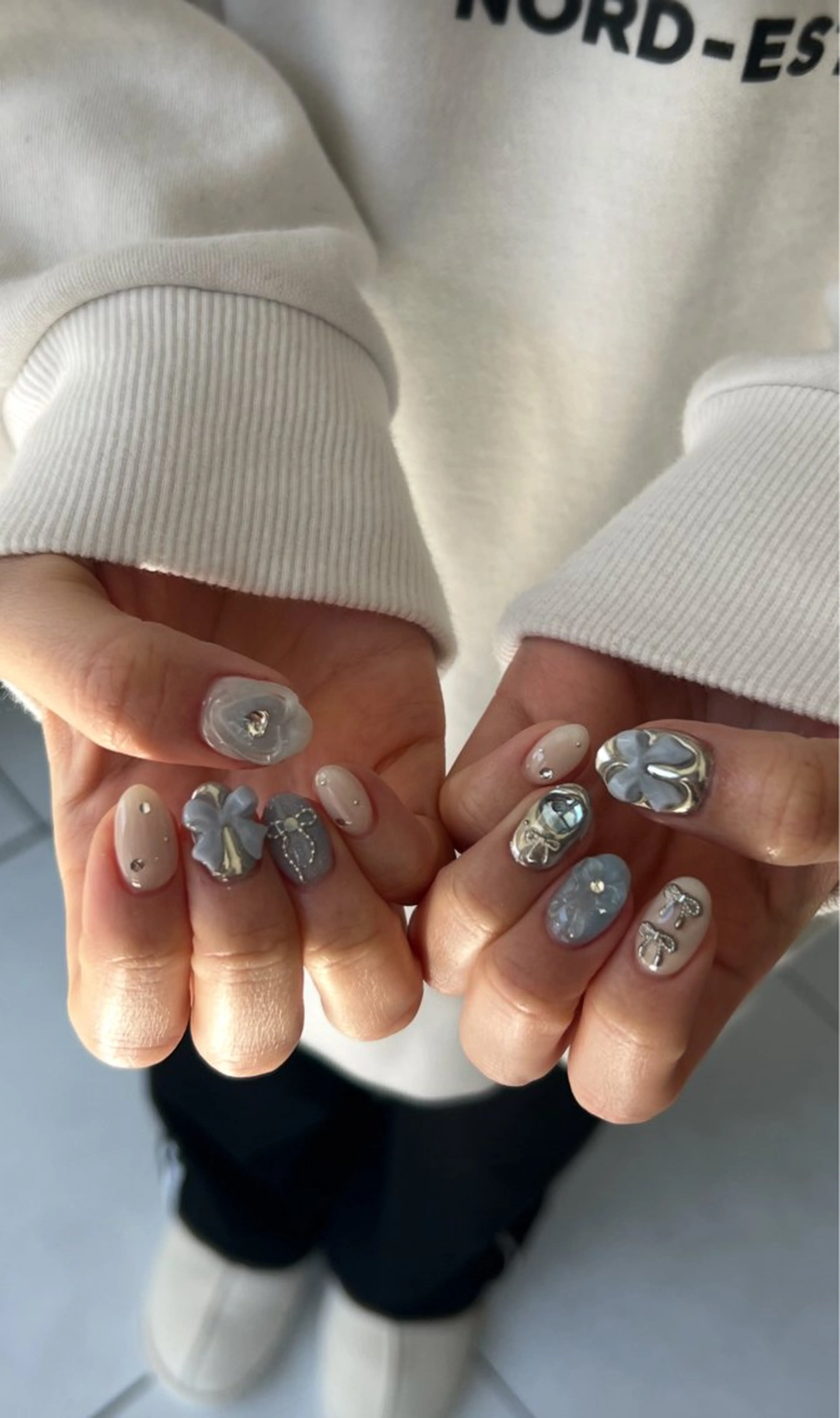 ネイル 持ち込み ニュアンスネイル ハンドネイル ハンドケア Charme. NOBUKOのネイルデザイン