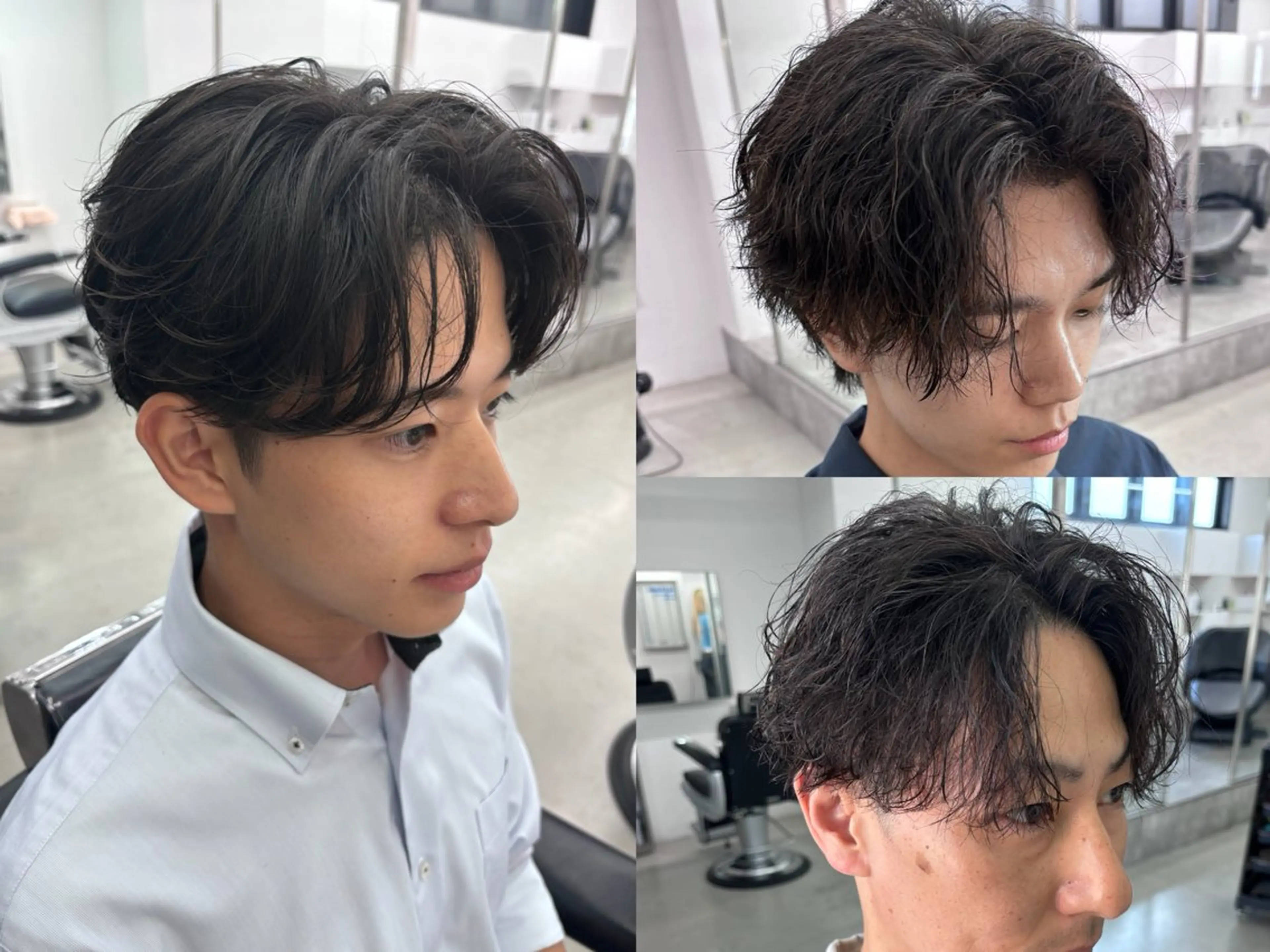 パーマ メンズ メンズパーマ スパイキーショート 波巻きパーマ カット パーマ ヘッドスパ 土岐 仁/メンズ専門 パーマ特化美容師🔥のヘアスタイル