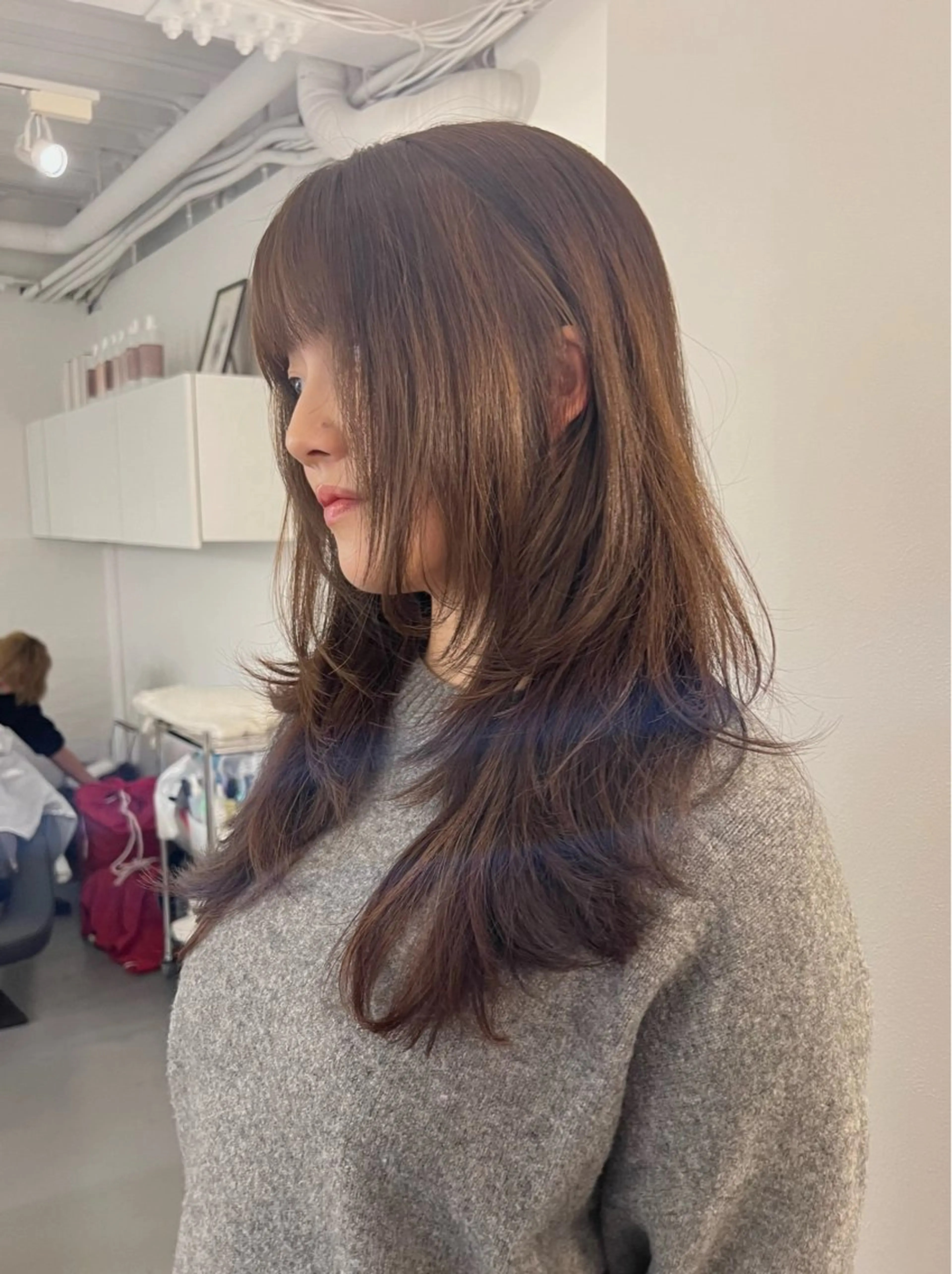 ミディアム レイヤーカット sakoda shunkiのヘアスタイル