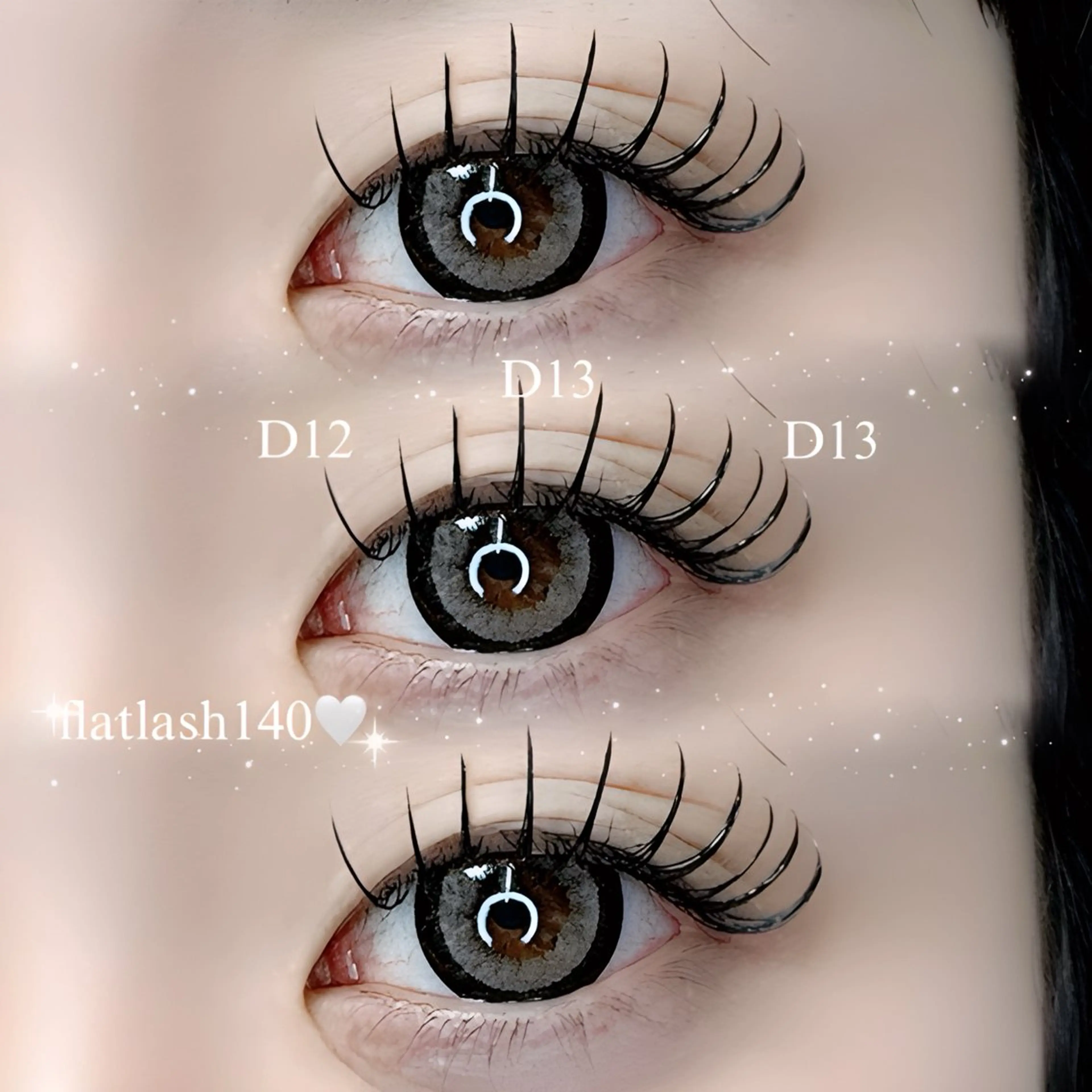 🌸flatlash140本🌸オフ込み/他店オフ500円/コーティング込みの写真