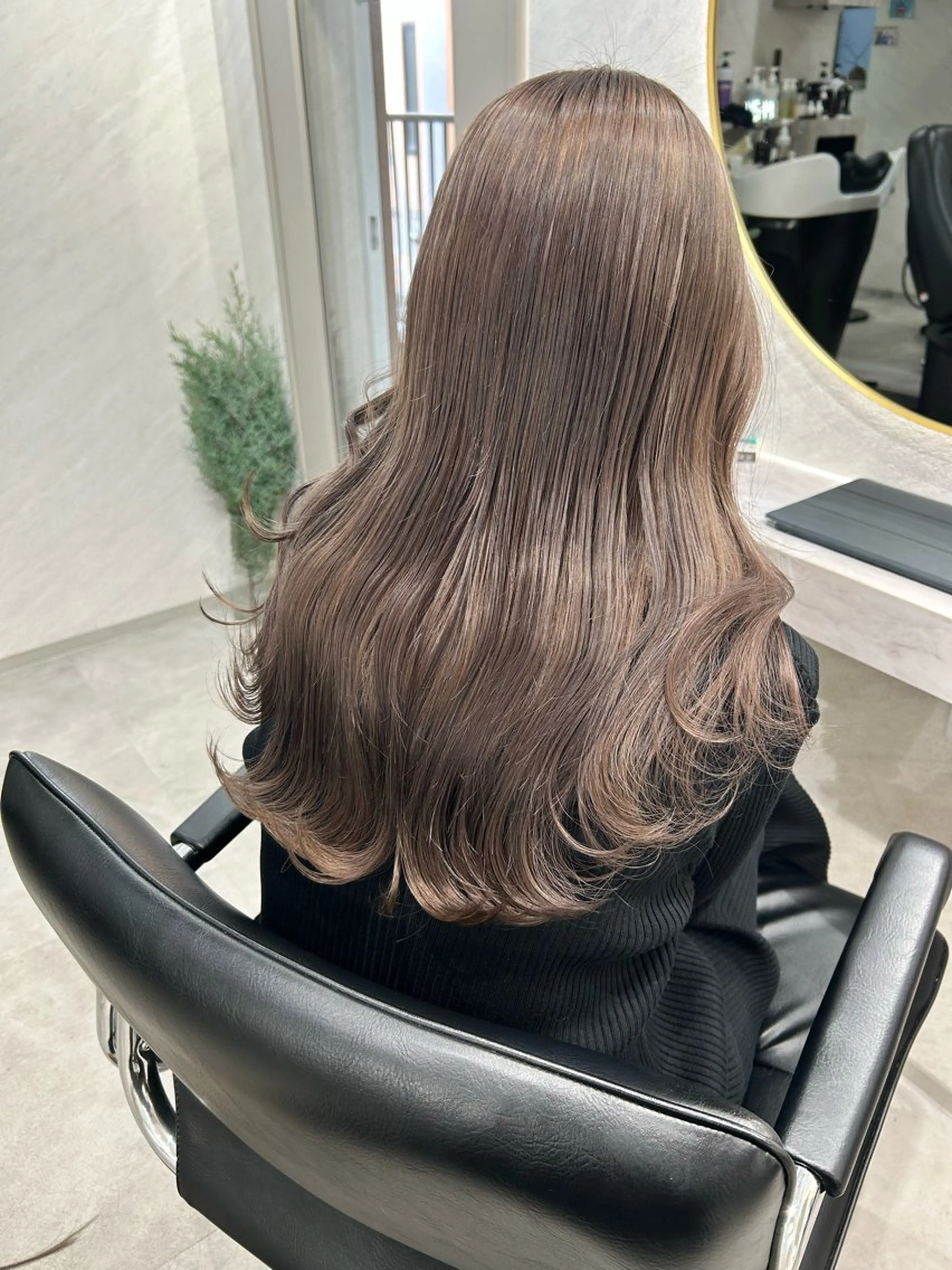 ロング カラー カット ヘアカラー 髪質改善will hairdesignのヘアスタイル